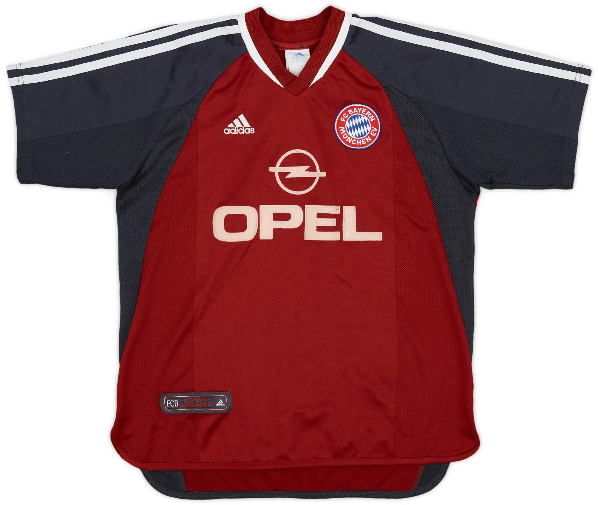 adidas 2001-02 Bayern Munich Home Shirt - 7/10 - (XL.Boys)