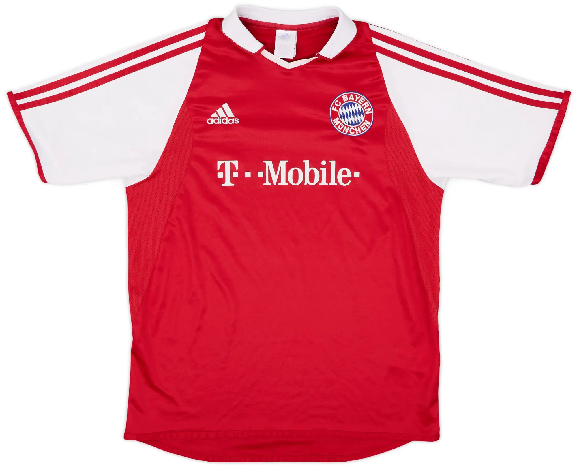 adidas 2003-04 Bayern Munich Home Shirt - 8/10 - (XL.Boys)