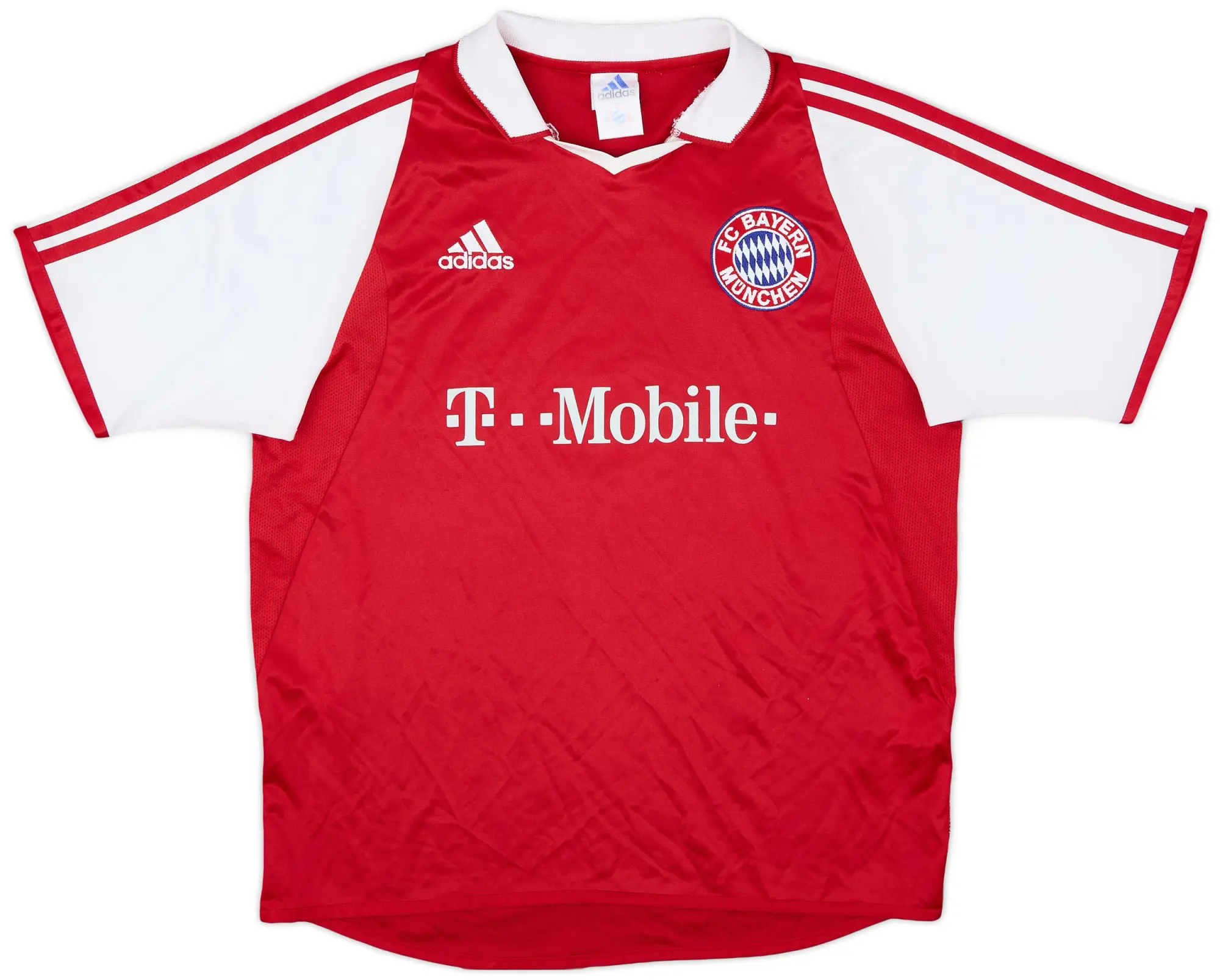 adidas 2003-04 Bayern Munich Home Shirt - 8/10 - (XL.Boys)