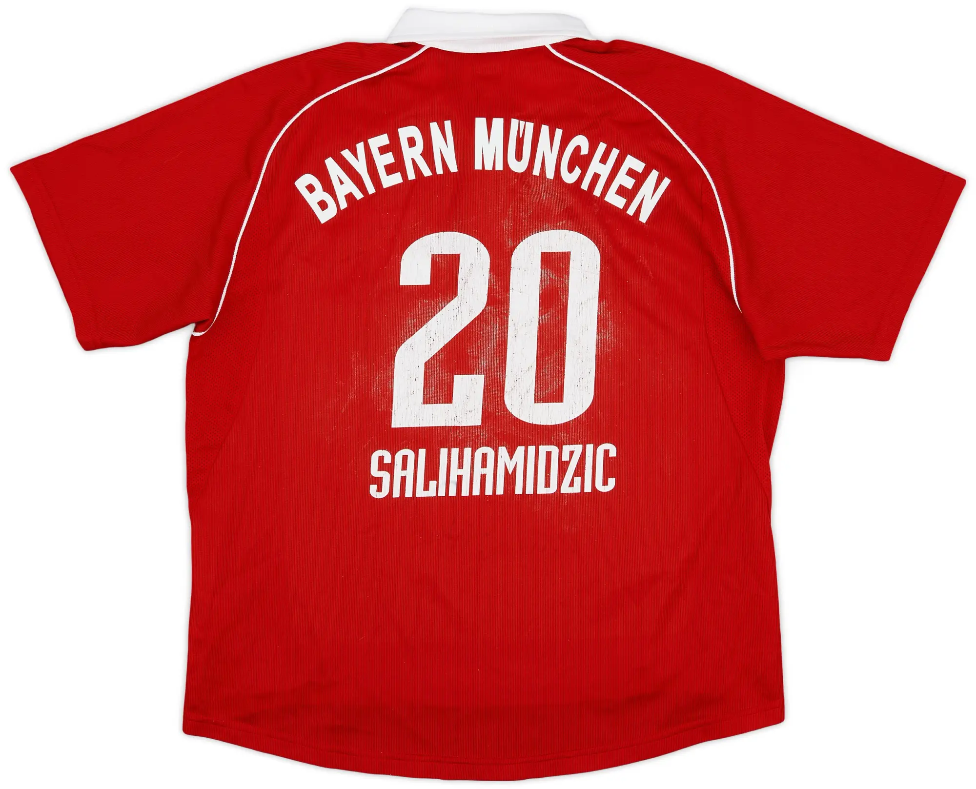 adidas 2005-06 Bayern Munich Home Shirt Salihamidzic #20 - 5/10 - (L.Boys)
