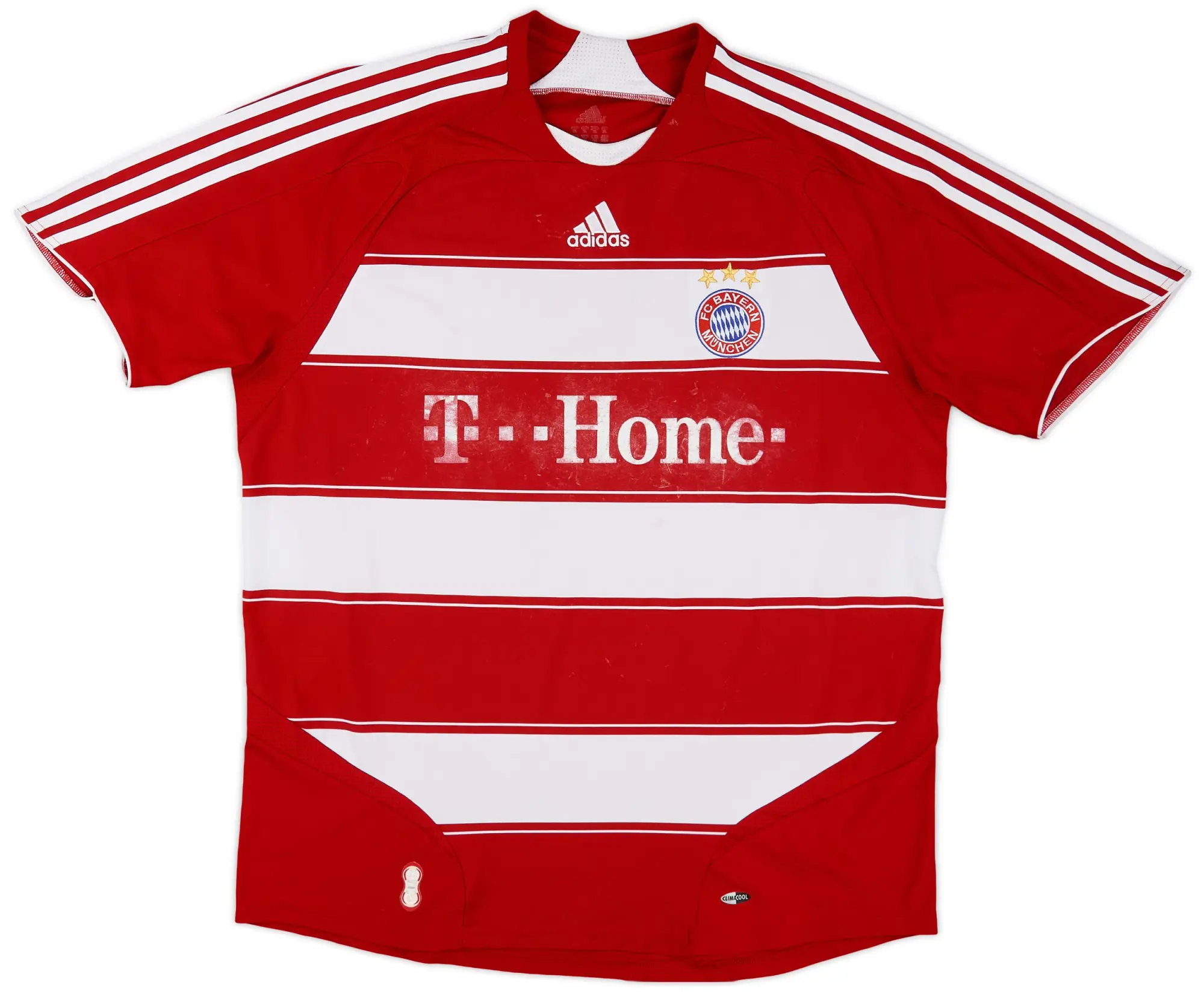 adidas 2007-08 Bayern Munich Home Shirt - 4/10 - (XL)