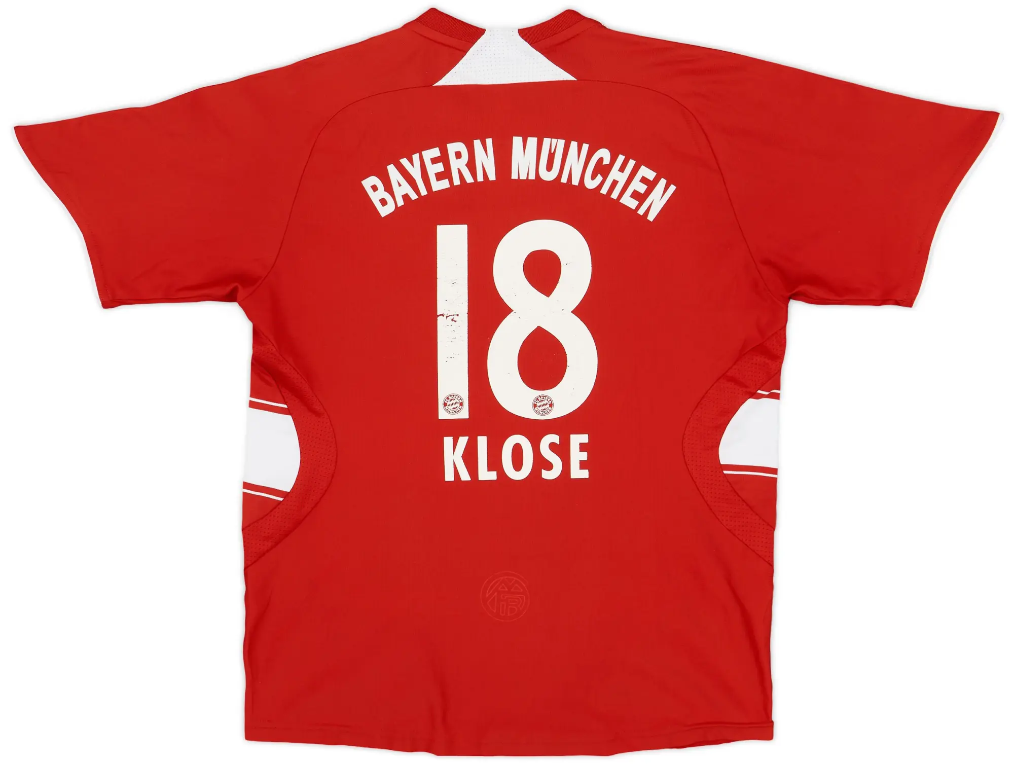 adidas 2007-08 Bayern Munich Home Shirt Klose #18 - 5/10 - (M.Boys)