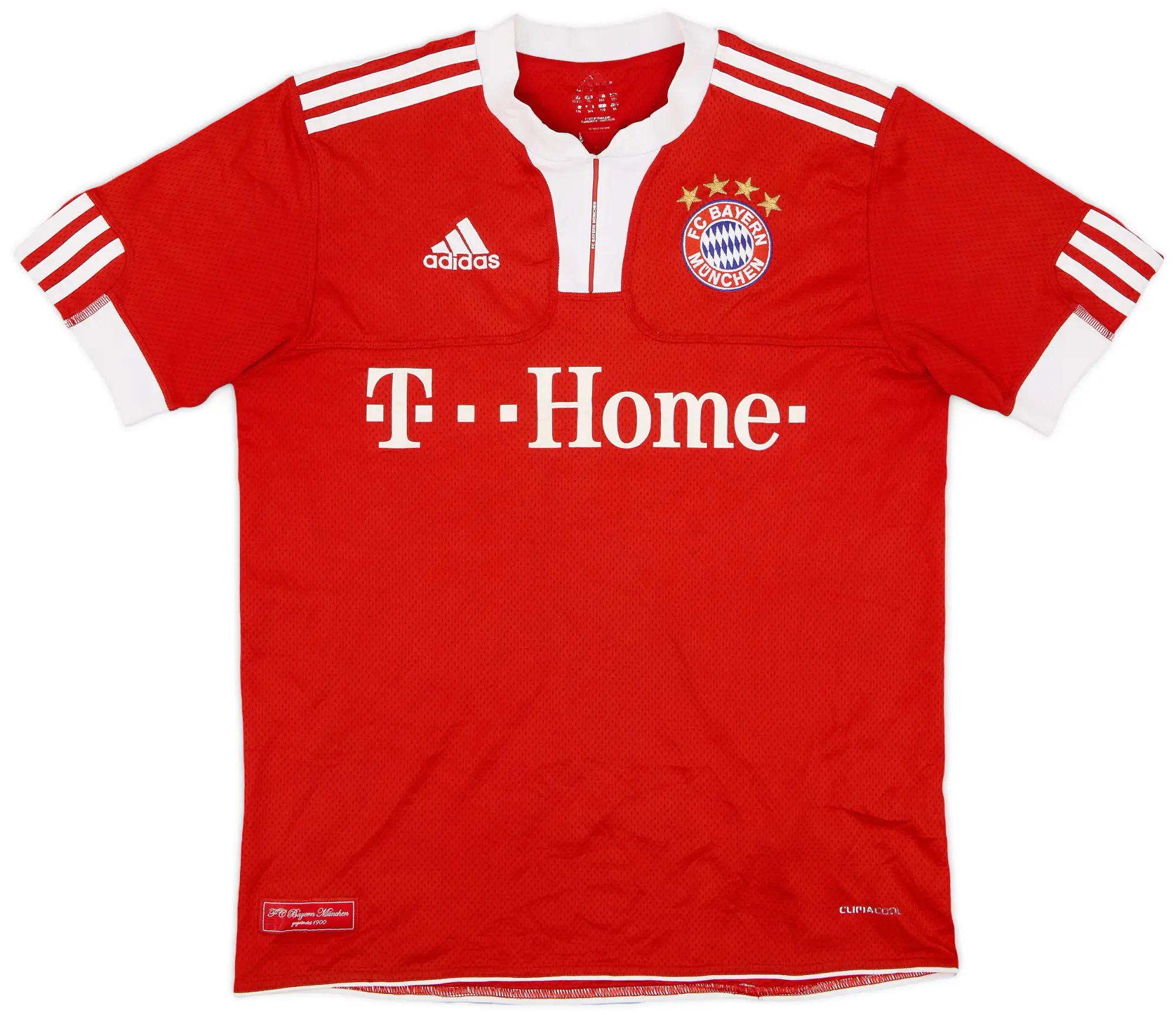 adidas 2009-10 Bayern Munich Home Shirt - 7/10 - (XL.Boys)