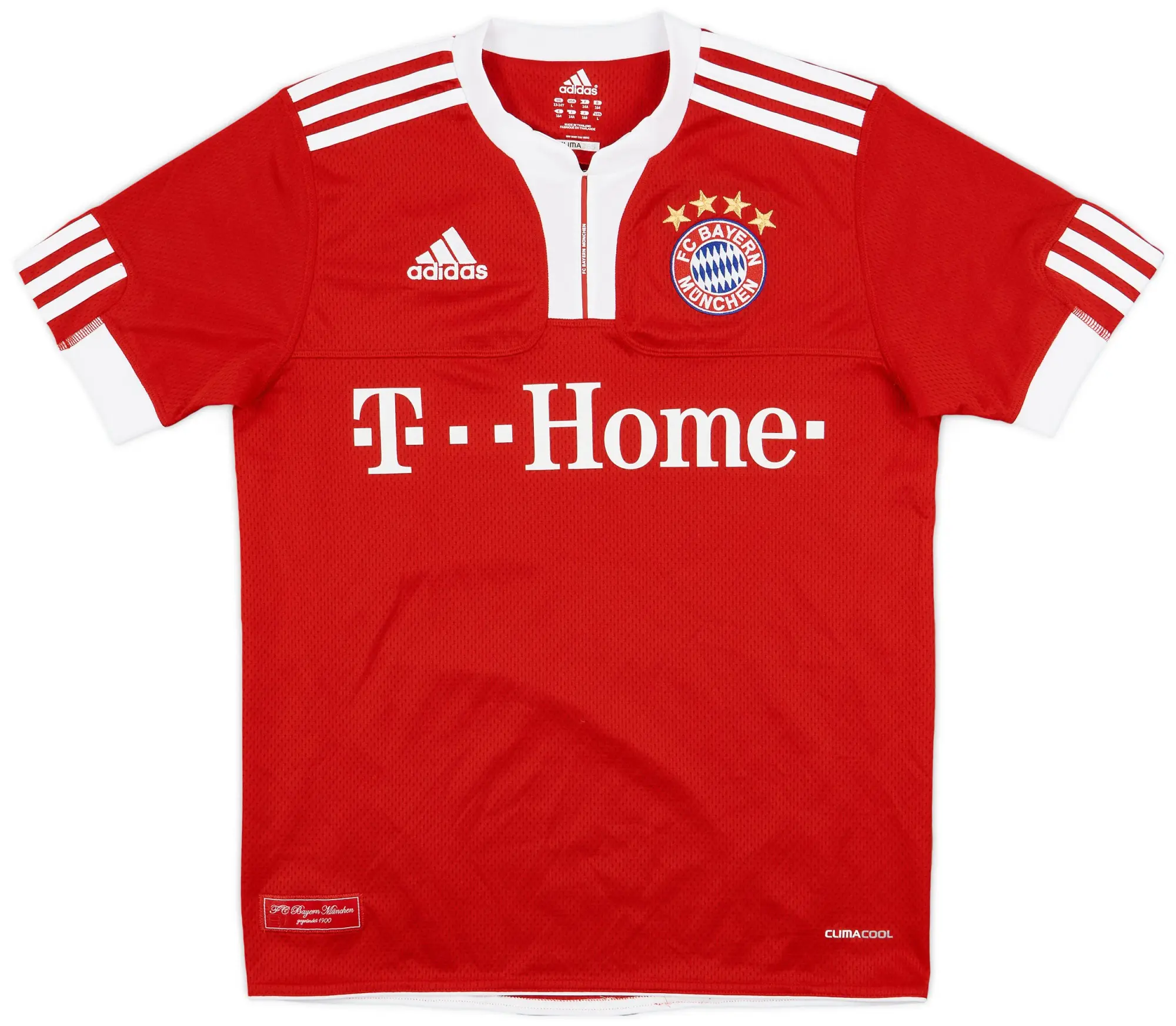 adidas 2009-10 Bayern Munich Home Shirt - 9/10 - (L.Boys)