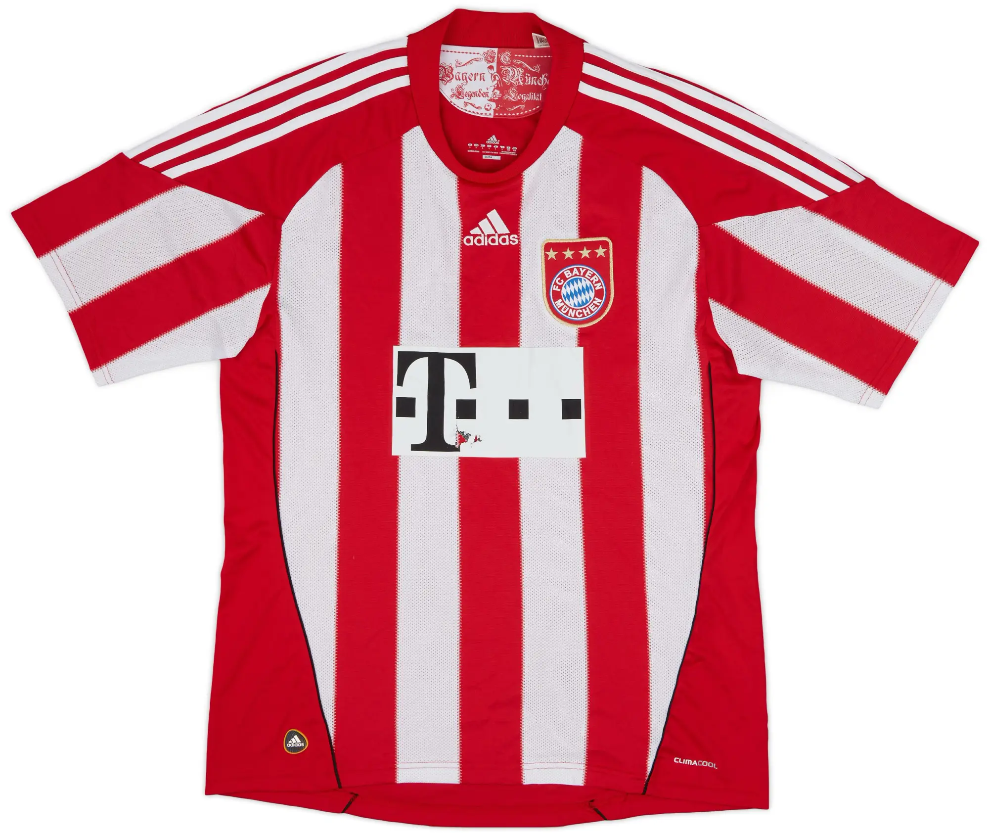 adidas 2010-11 Bayern Munich Home Shirt - 6/10 - (L)