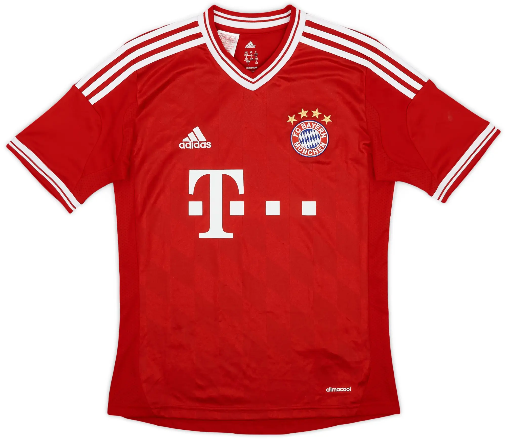 adidas 2013-14 Bayern Munich Home Shirt - 8/10 - (L.Boys)