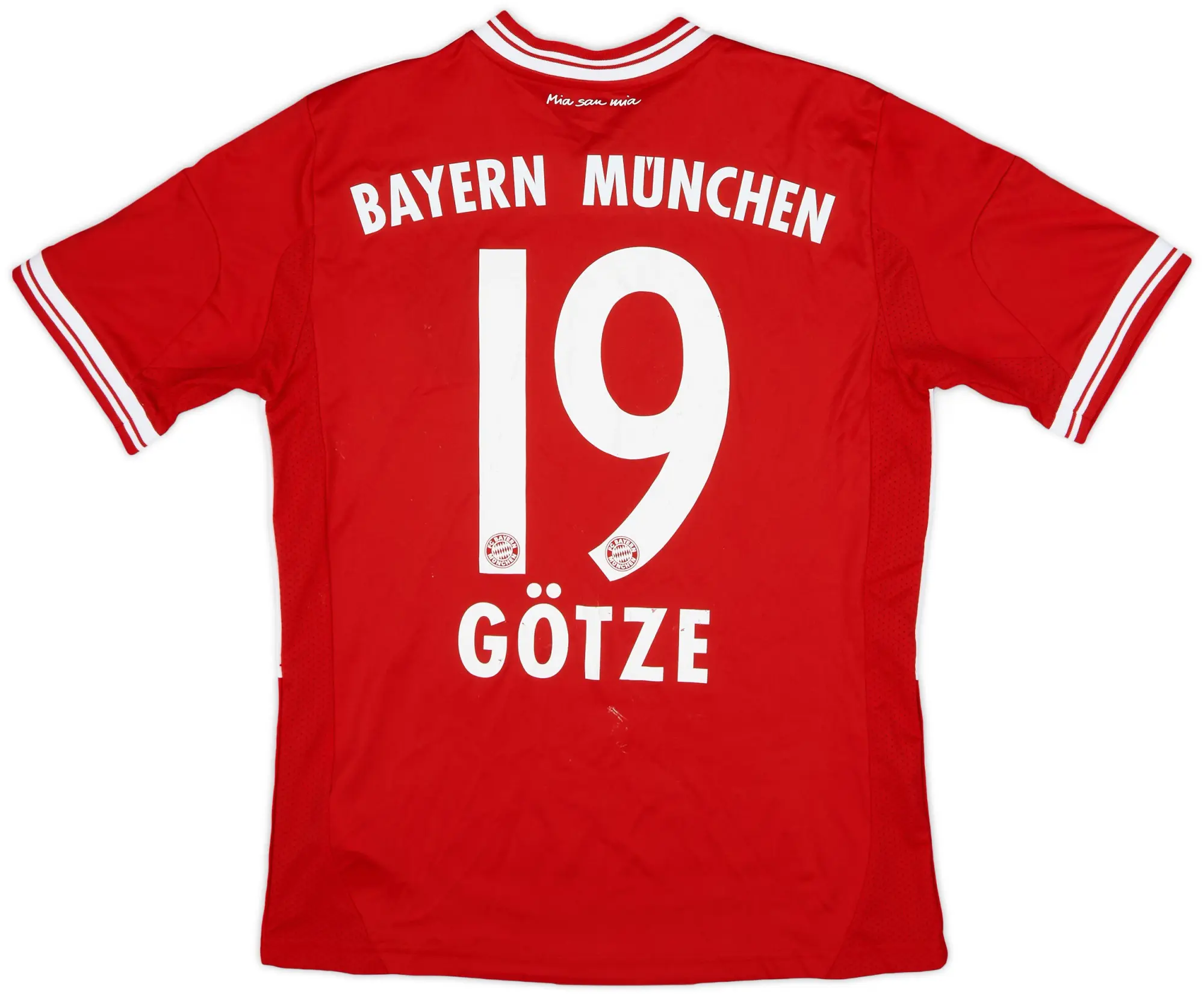 adidas 2013-14 Bayern Munich Home Shirt Gotze #19 - 6/10 - (L.Boys)