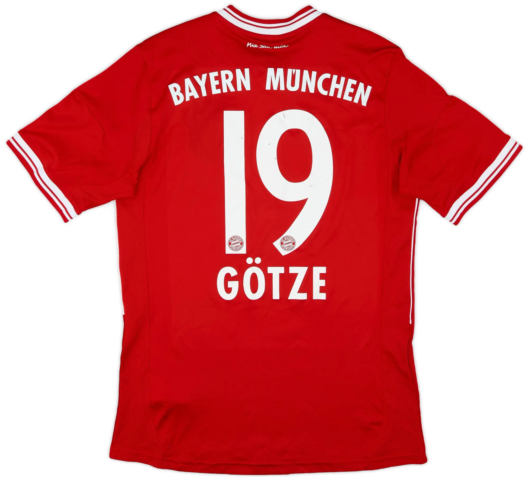 adidas 2013-14 Bayern Munich Home Shirt Gotze #19 - 7/10 - (XL.Boys)