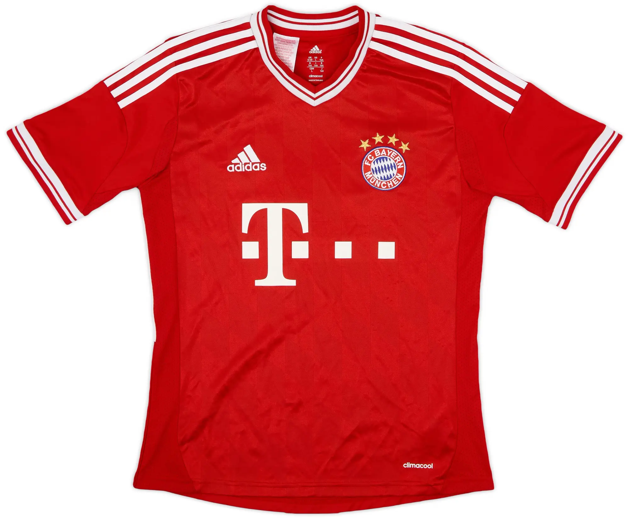 adidas 2013-14 Bayern Munich Home Shirt - 8/10 - (L.Boys)