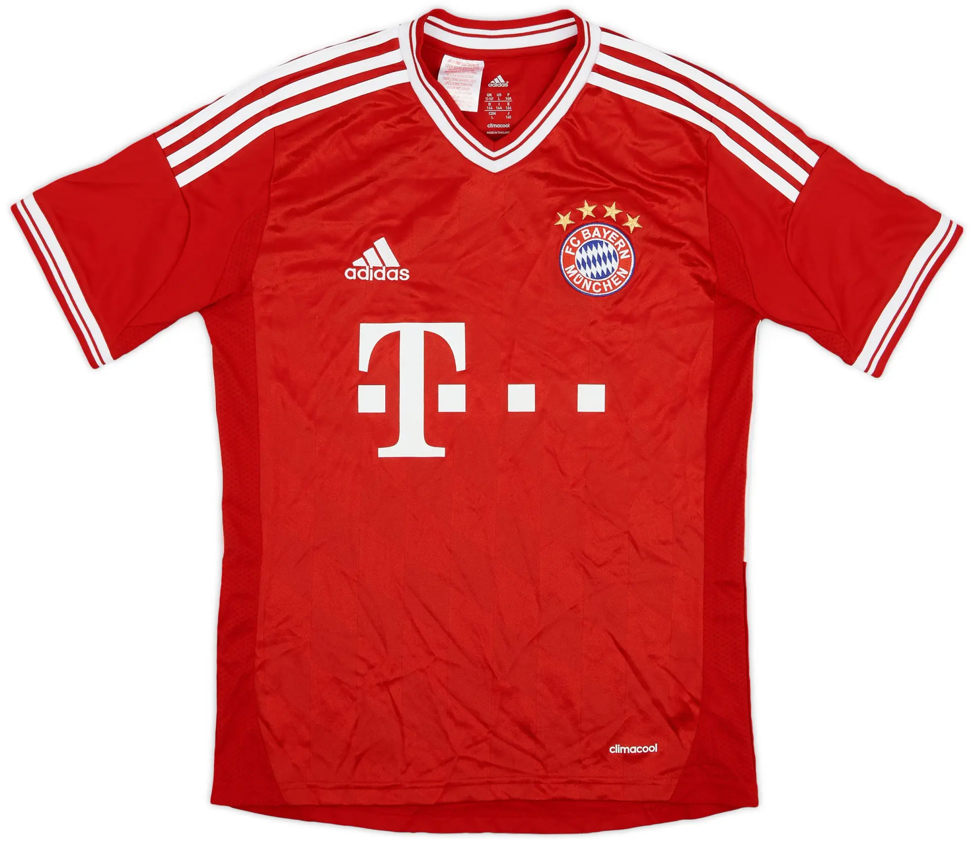 adidas 2013-14 Bayern Munich Home Shirt - 8/10 - (L.Boys)