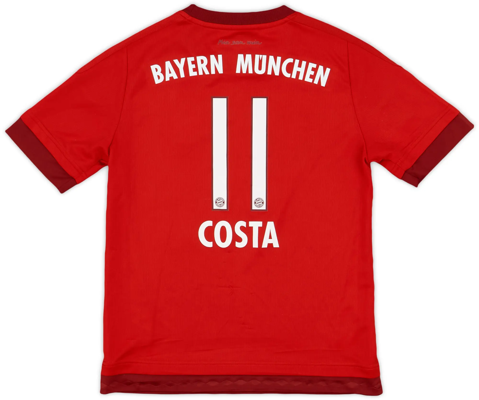 adidas 2015-16 Bayern Munich Home Shirt Costa #11 - 6/10 - (L.Boys)