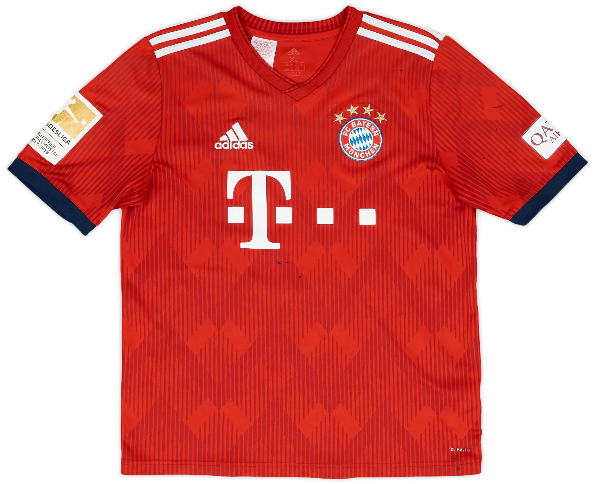 adidas 2018-19 Bayern Munich Home Shirt Thiago #6 - 5/10 - (XL.Boys)