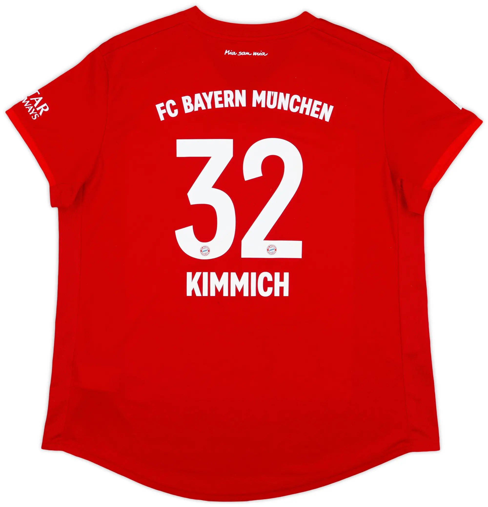 adidas 2019-20 Bayern Munich Home Shirt Kimmich #32 - 9/10 - (Women's XL)