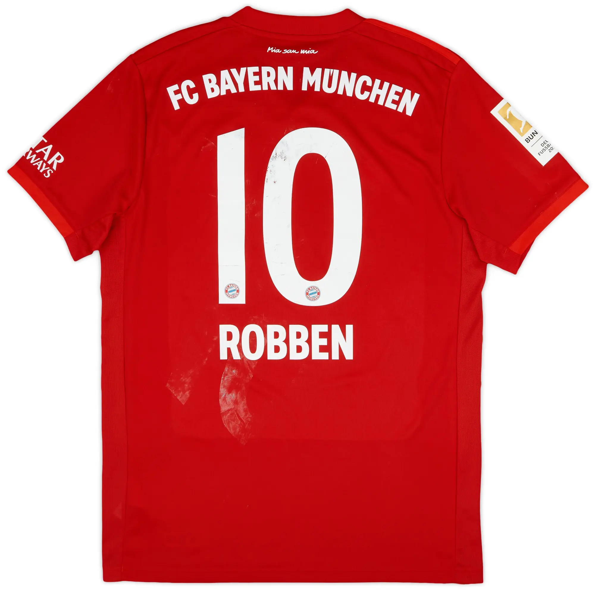 adidas 2019-20 Bayern Munich Home Shirt Robben #10 - 5/10 - (M)