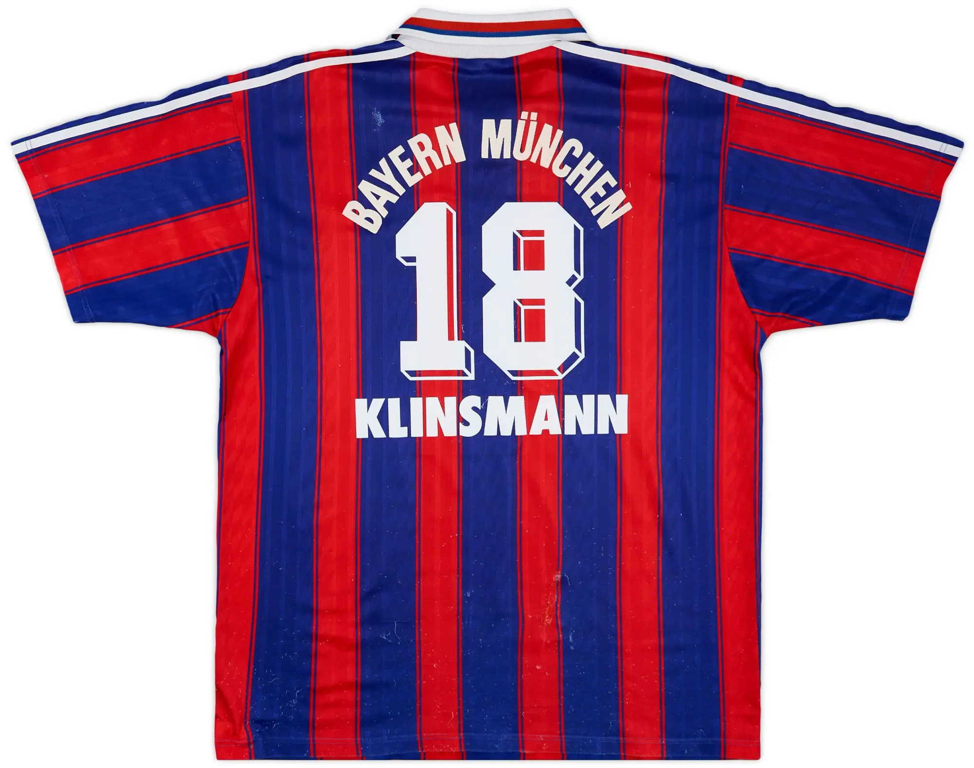 adidas 1995-97 Bayern Munich Home Shirt Klinsmann #18 - 5/10 - (L)