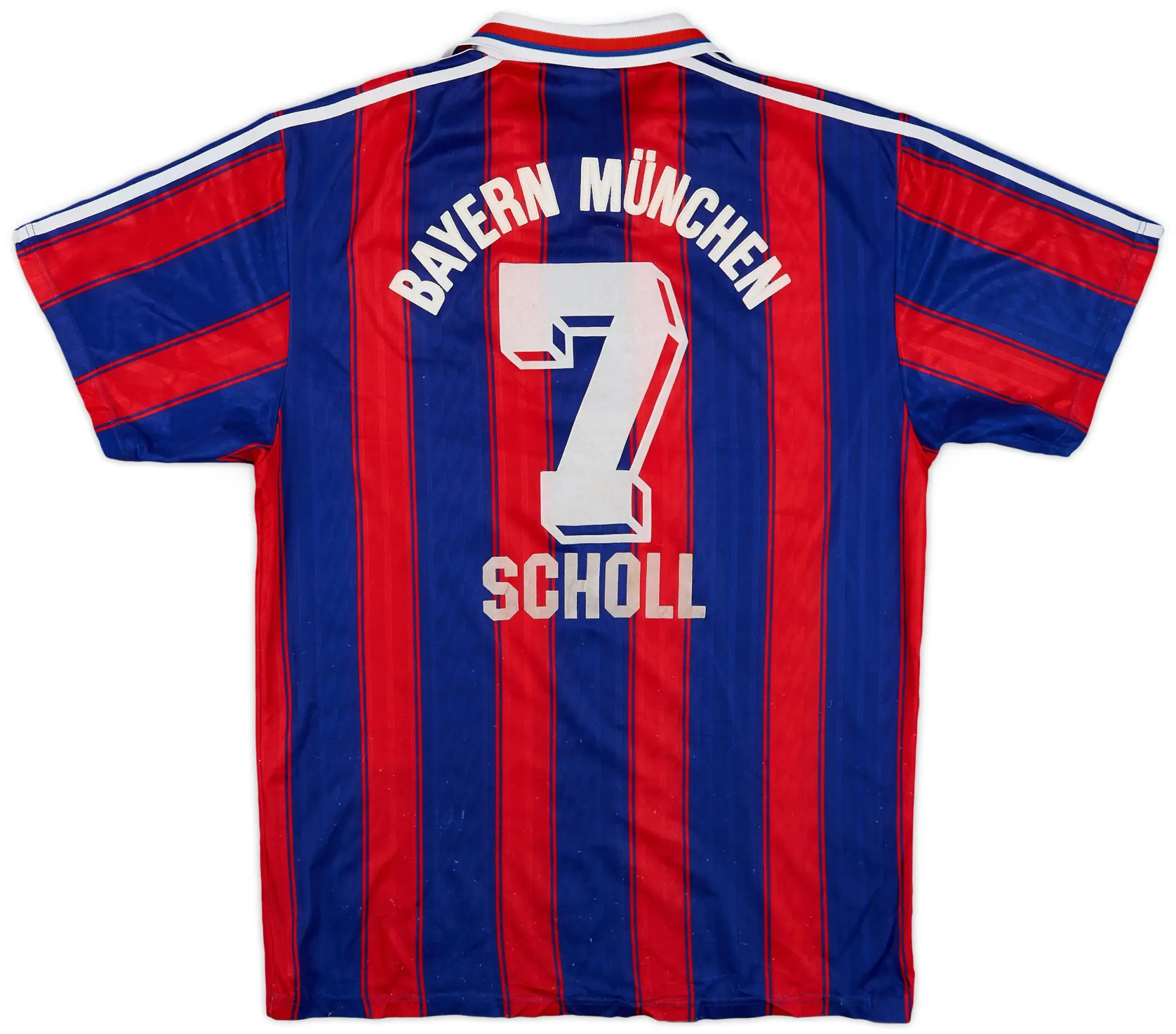 adidas 1995-97 Bayern Munich Home Shirt Scholl #7 - 8/10 - (M)