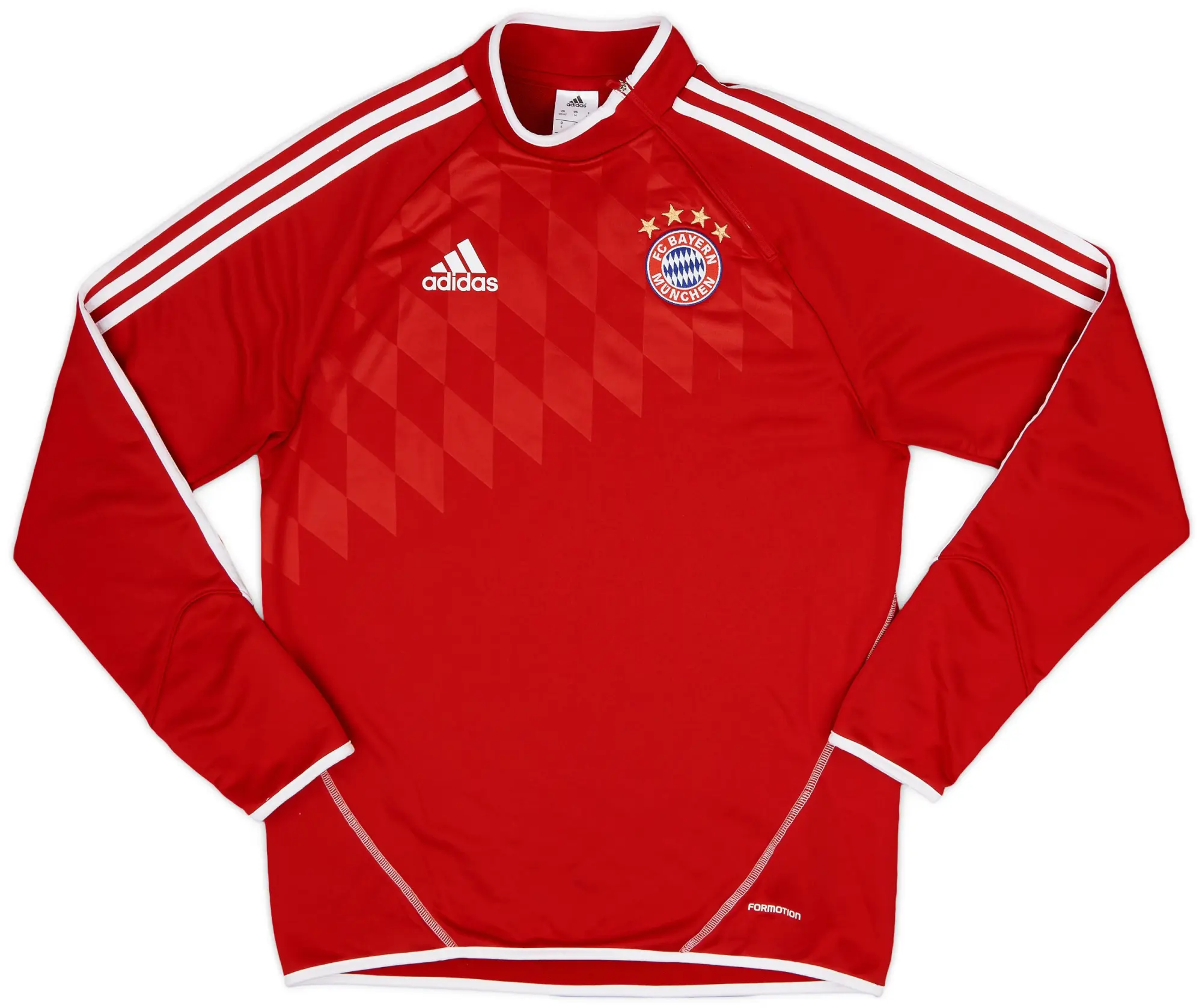 2013-14 Bayern Munich adidas 1/4 Zip Drill Top - 10/10 - (M/L)