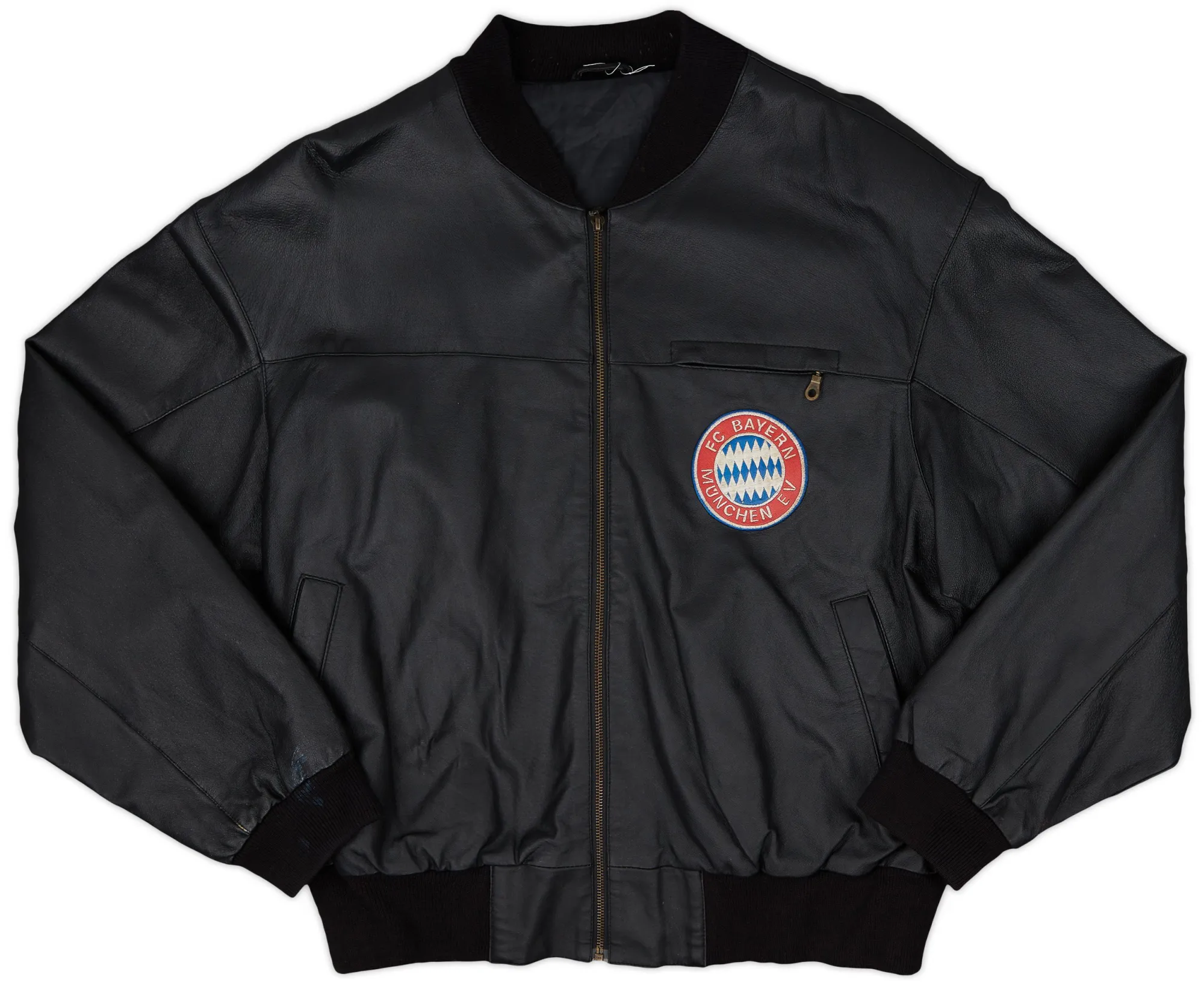 Jacket/Coat 1995-96 Bayern Munich Leather Bomber Jacket - 8/10