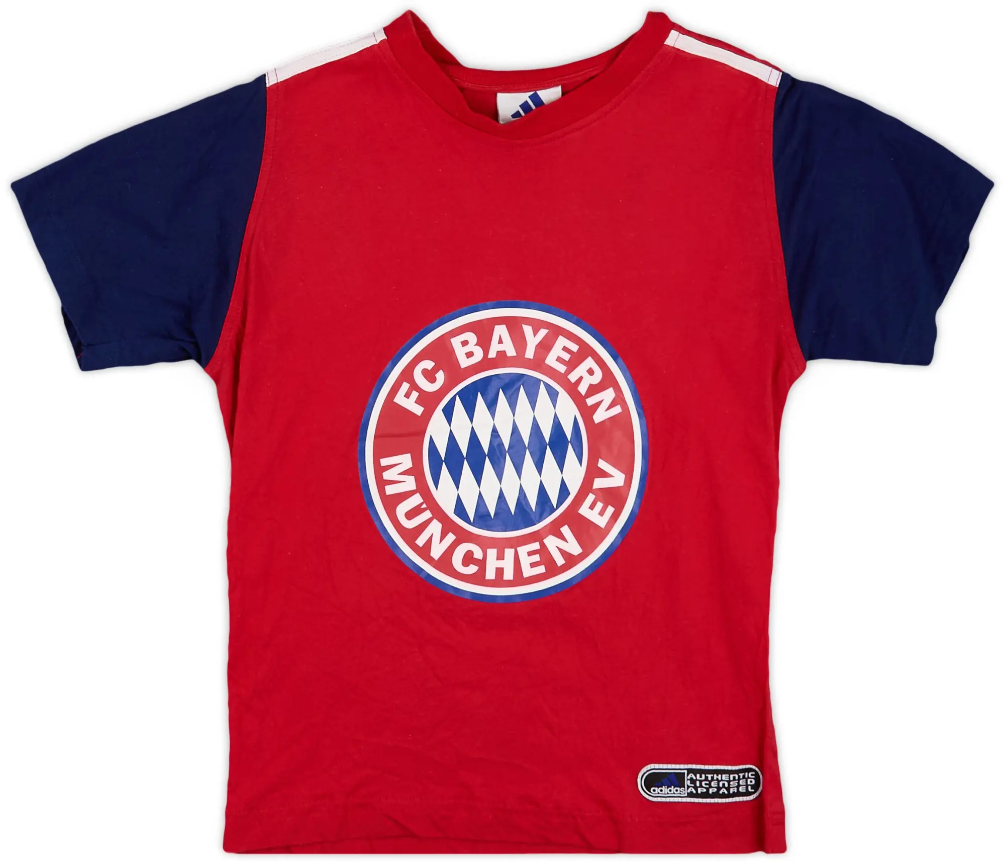 1999-00 Bayern Munich adidas Graphic Tee - 6/10 - (M.Boys)