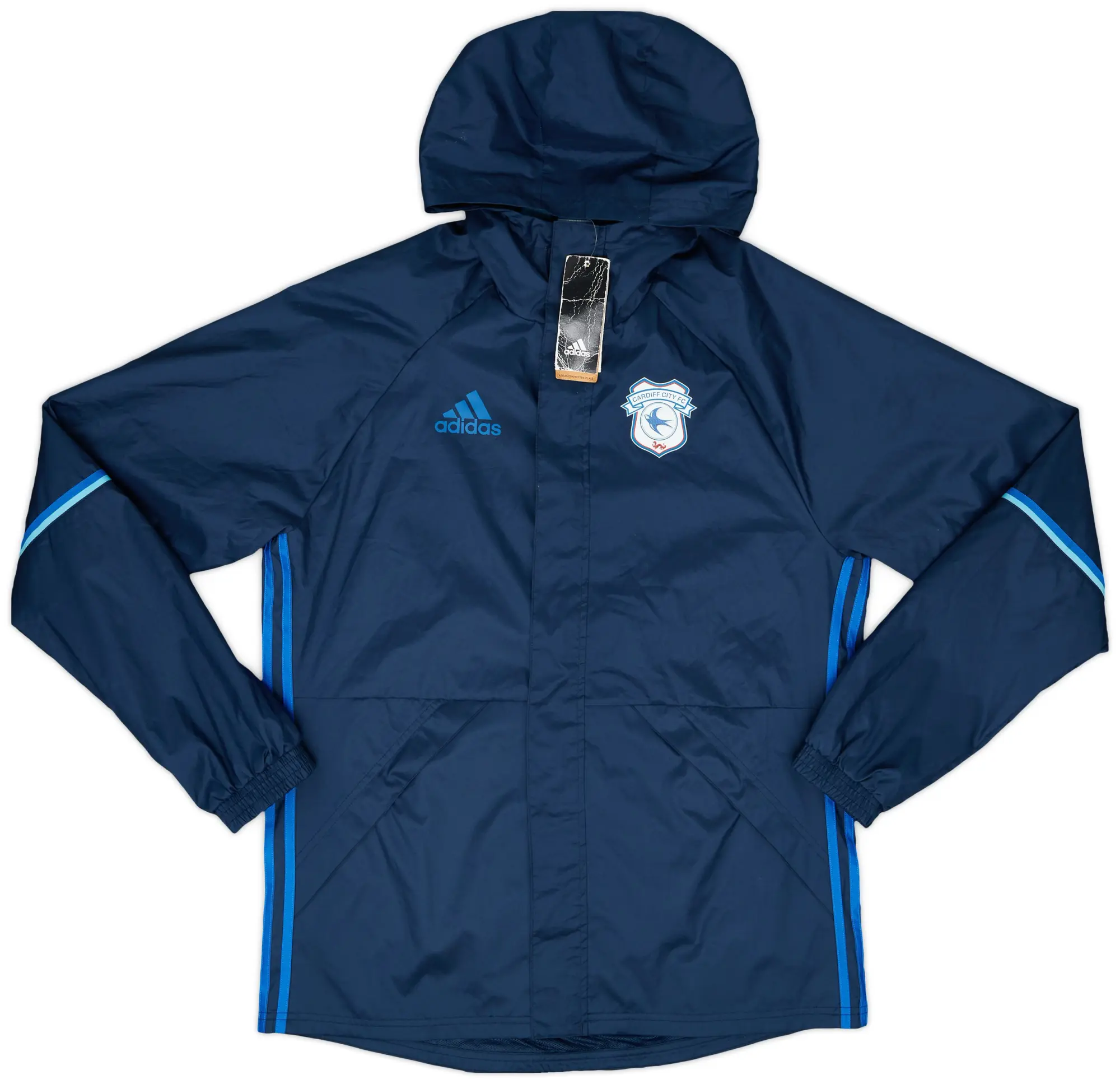 2016-17 Cardiff adidas Hooded Rain Jacket (M)