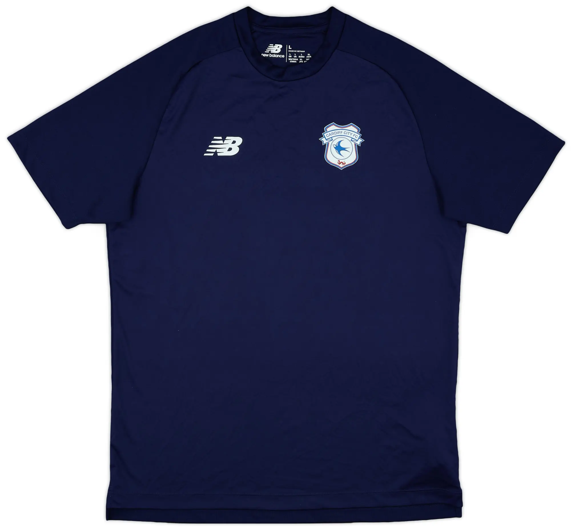 2021-22 Cardiff New Balance Training Shirt - 8/10 - (L)