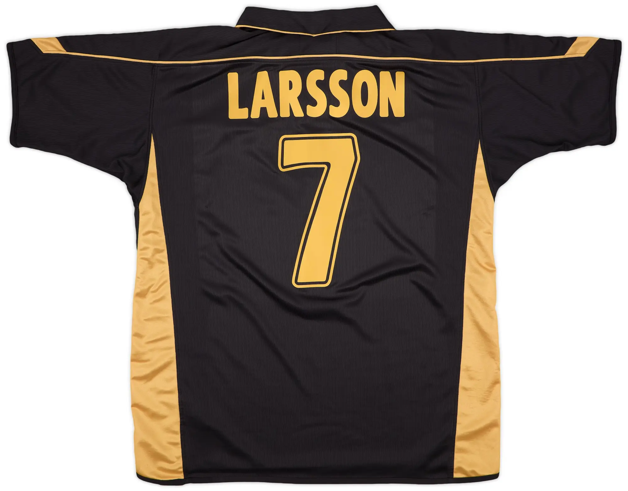 Umbro 2003-04 Celtic Away Shirt Larsson #7 - 6/10 - (XL)