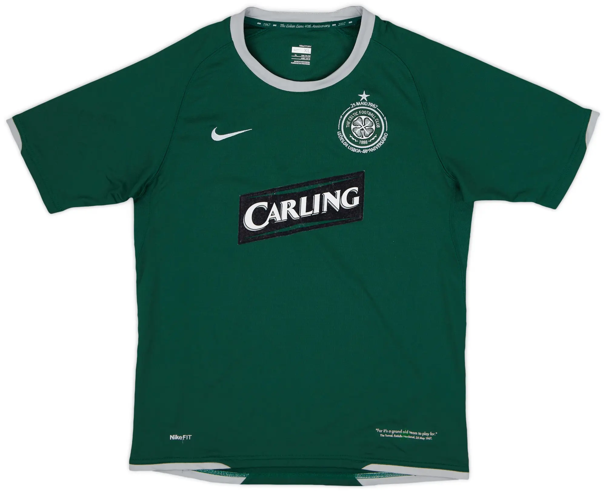 Nike 2007-08 Celtic Away Shirt - 6/10 - (XL.Boys)