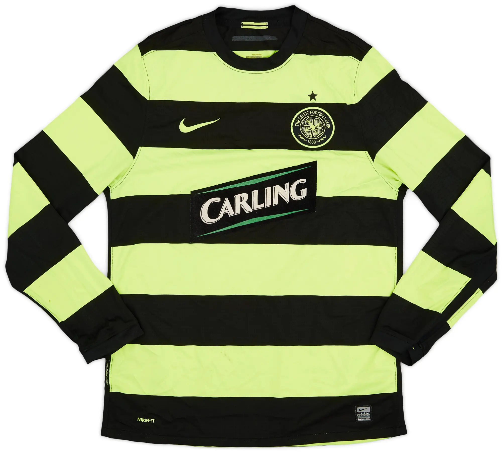 Nike 2009-11 Celtic Away L/S Shirt - 7/10 - (M)