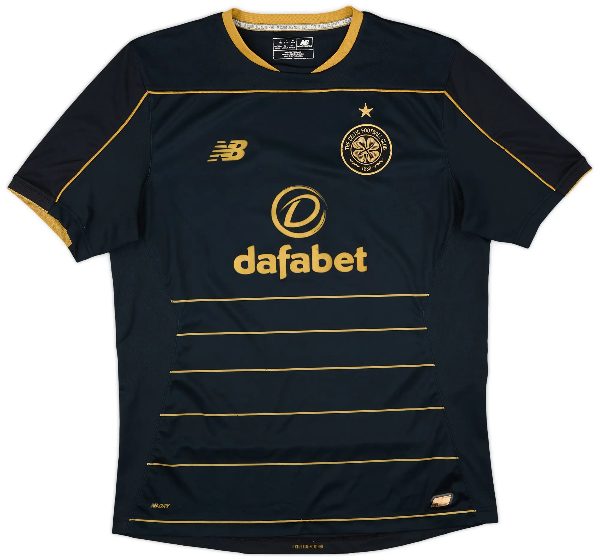 NewBalance 2016-17 Celtic Away Shirt - 8/10 - (L)