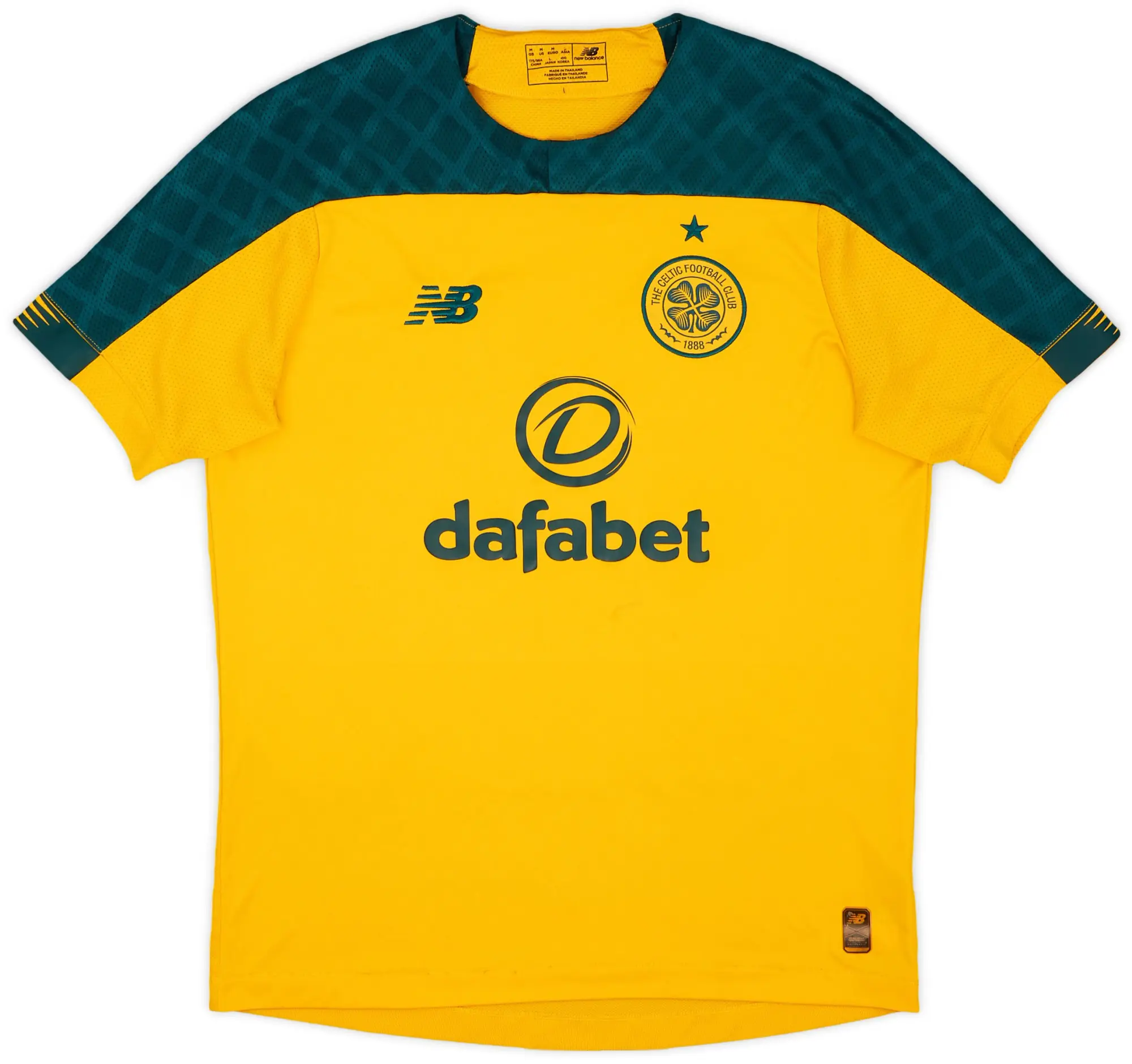 NewBalance 2019-20 Celtic Away Shirt - 6/10 - (M)