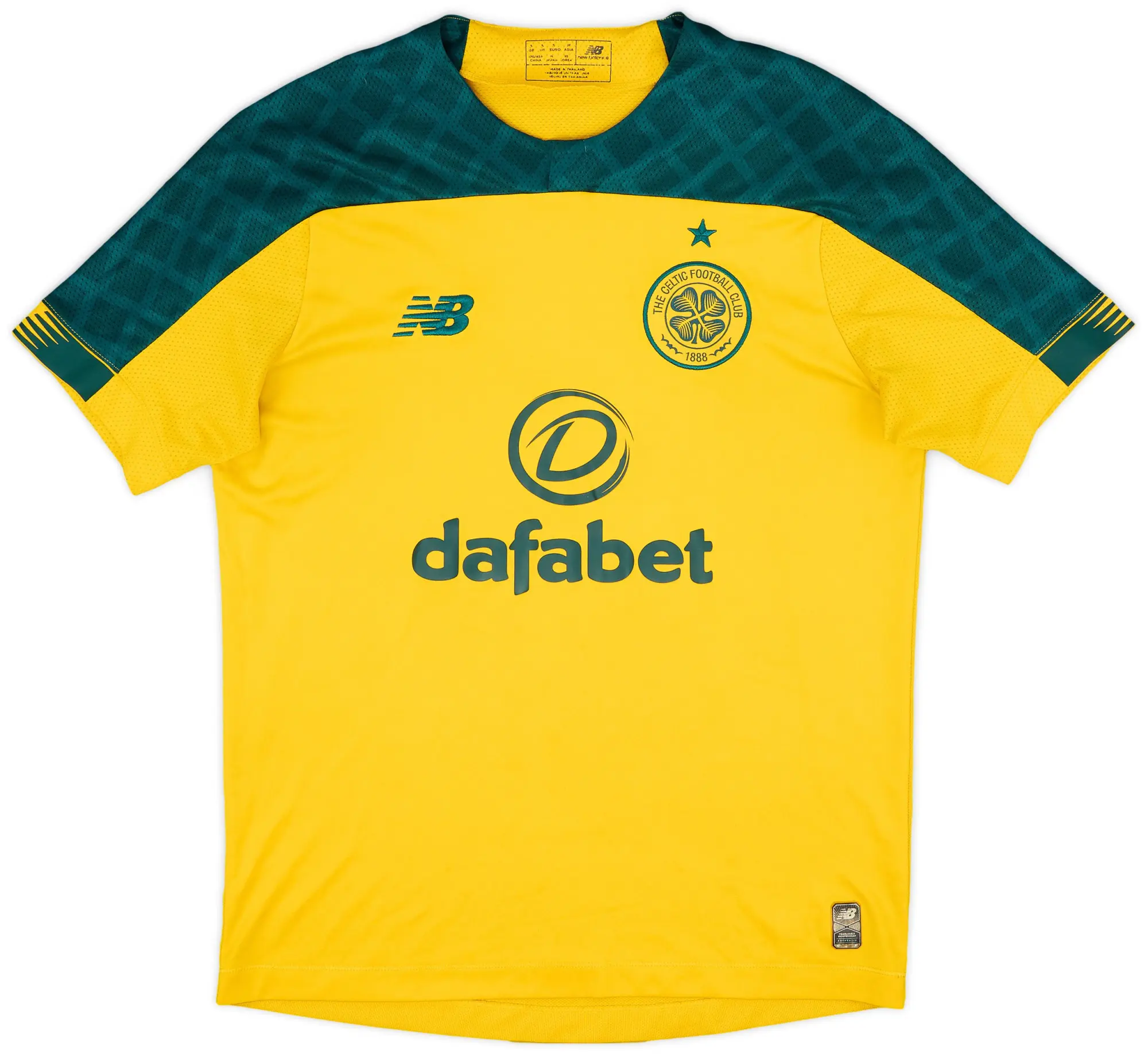 NewBalance 2019-20 Celtic Away Shirt - 8/10 - (S)