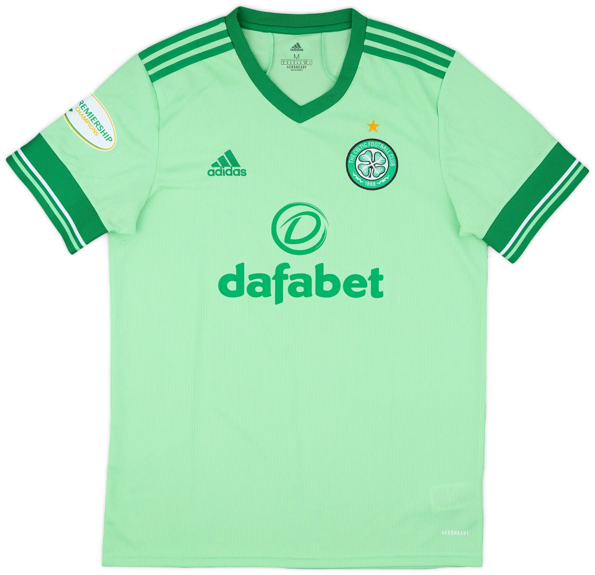 adidas 2020-21 Celtic Away Shirt - 8/10 - (M)