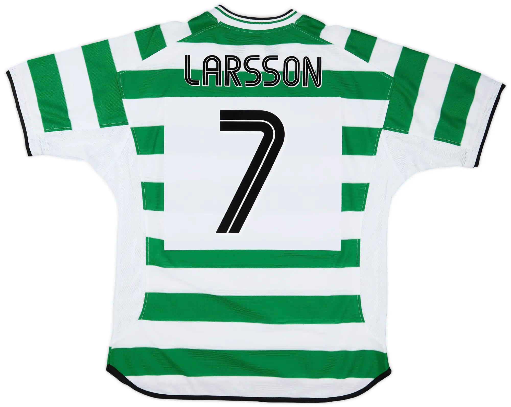 Umbro 2001-03 Celtic Home Shirt Larsson #7 (L)