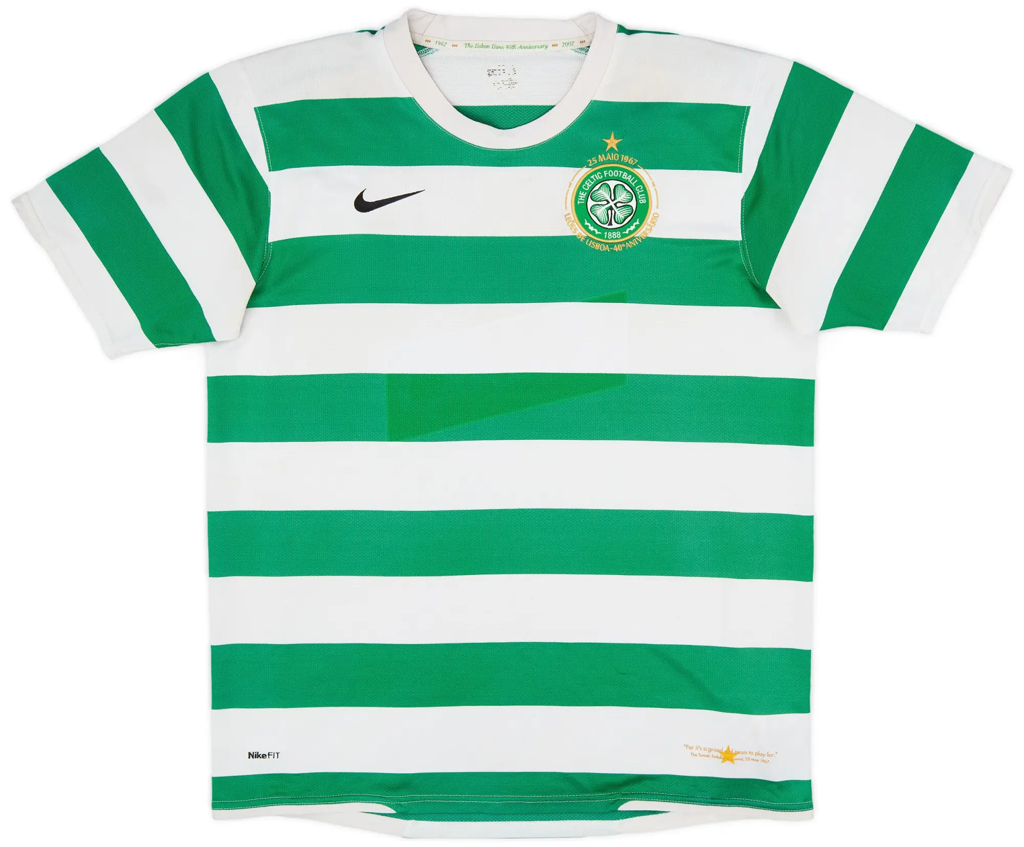 Nike 2007-08 Celtic Home Shirt - 4/10 - (L)