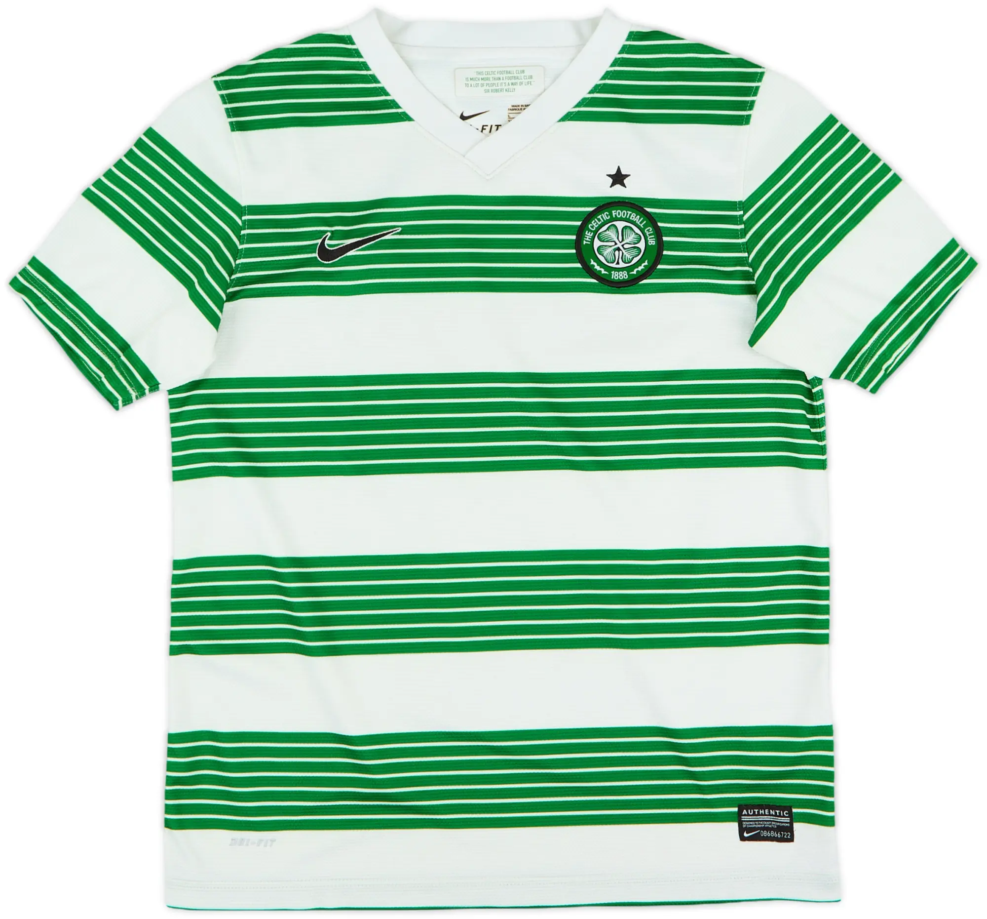 Nike Celtic Mens SS Home Shirt 2013/15