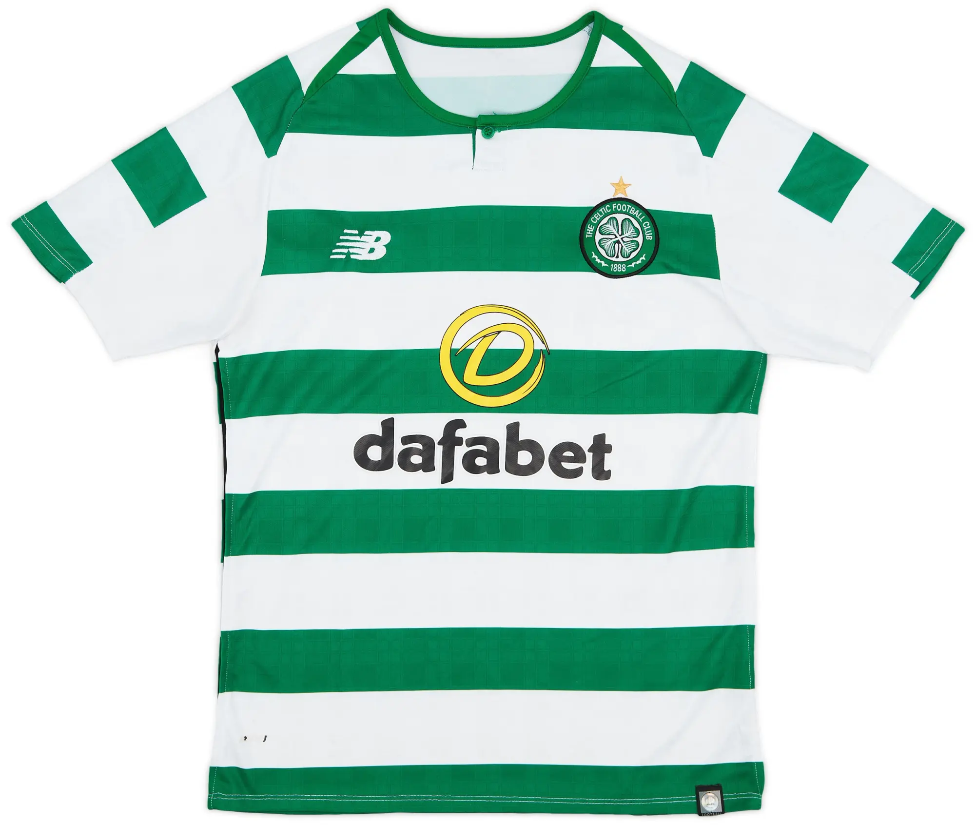 NewBalance 2018-19 Celtic Home Shirt - 7/10 - (M)