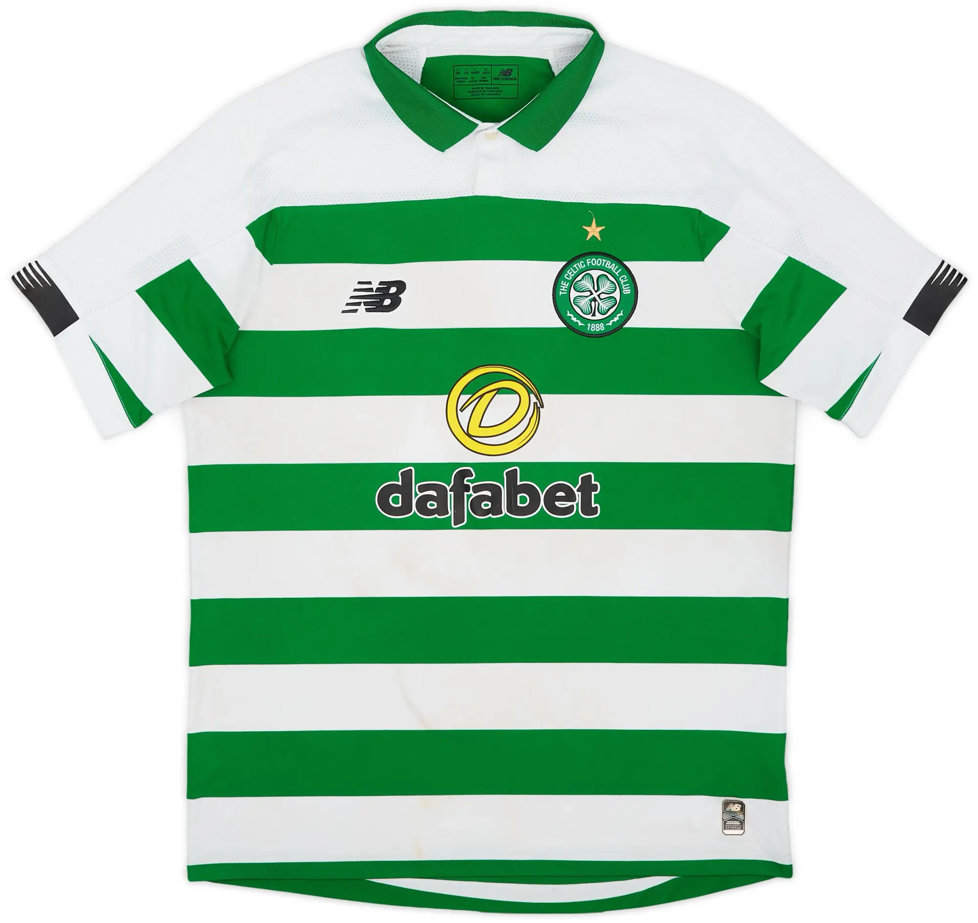 NewBalance 2019-20 Celtic Home Shirt - 5/10 - (L)