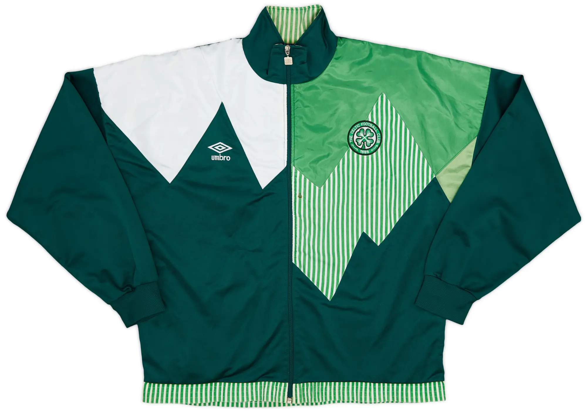 19910-91 Celtic Umbro Track Jacket - 5/10 - (XL)