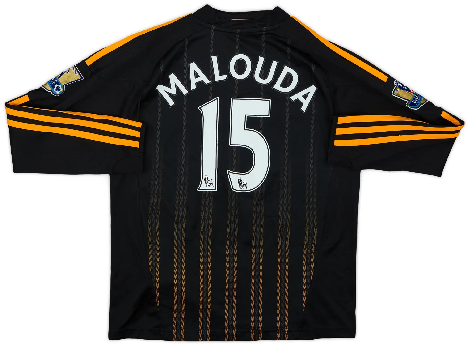 adidas 2010-11 Chelsea Away L/S Shirt Malouda #15 - 8/10 - (S.Boys)