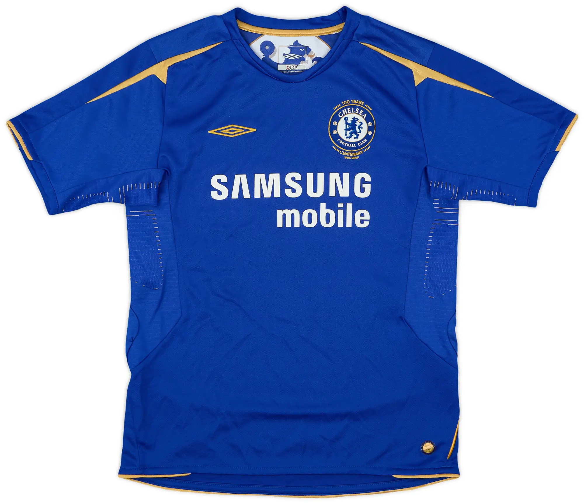 Umbro 2005-06 Chelsea Centenary Home Shirt - 8/10 - (L.Boys)