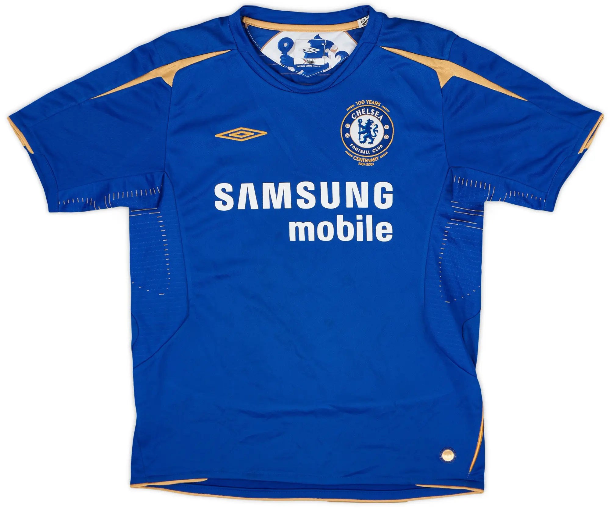 Umbro 2005-06 Chelsea Centenary Home Shirt - 7/10 - (M.Boys)