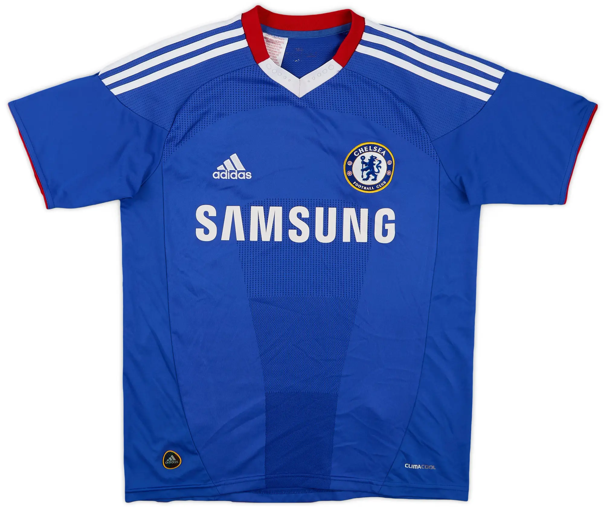 adidas 2010-11 Chelsea Home Shirt - 8/10 - (XL.Boys)