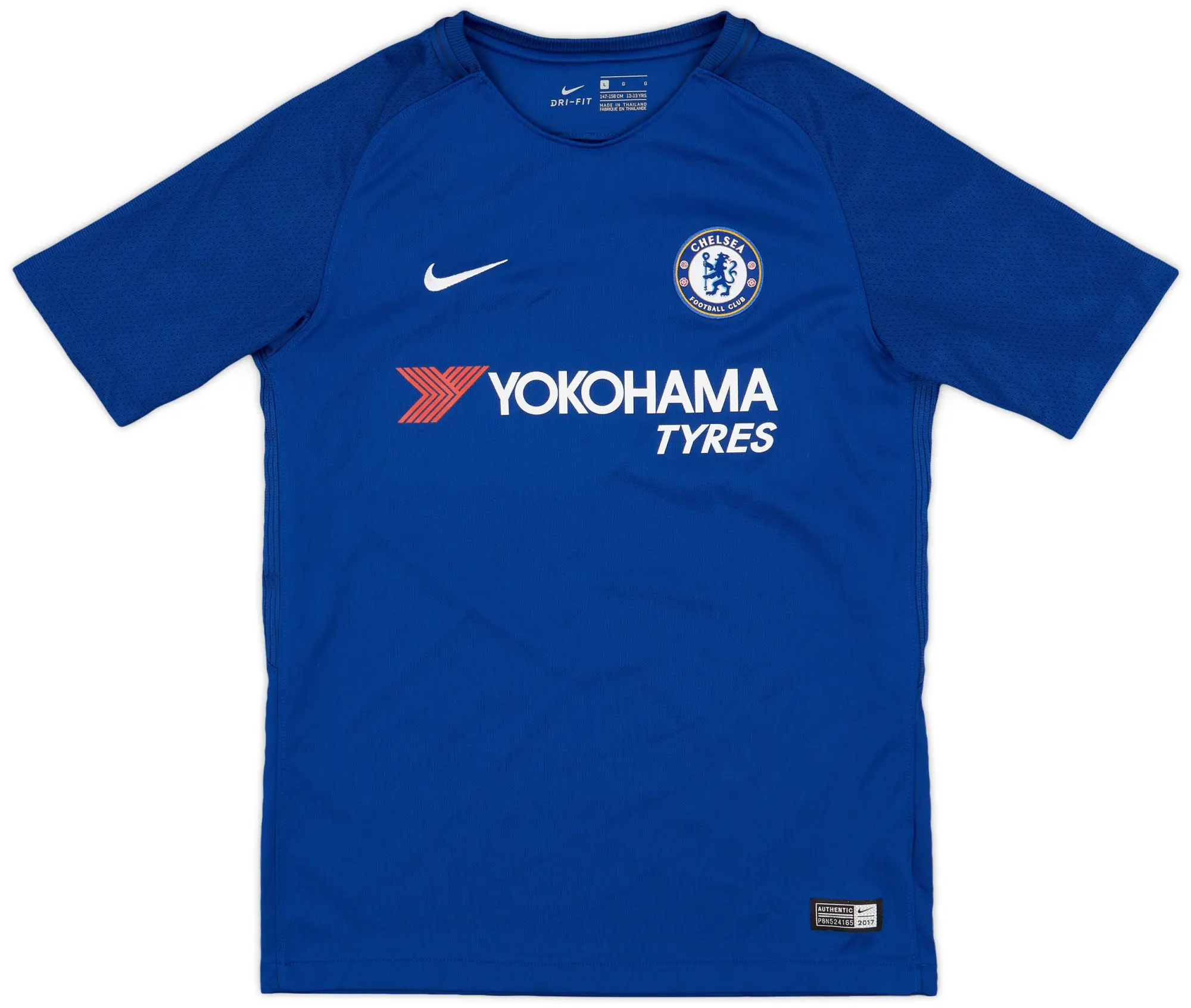 adidas 2017-18 Chelsea Home Shirt - 8/10 - (L.Boys)