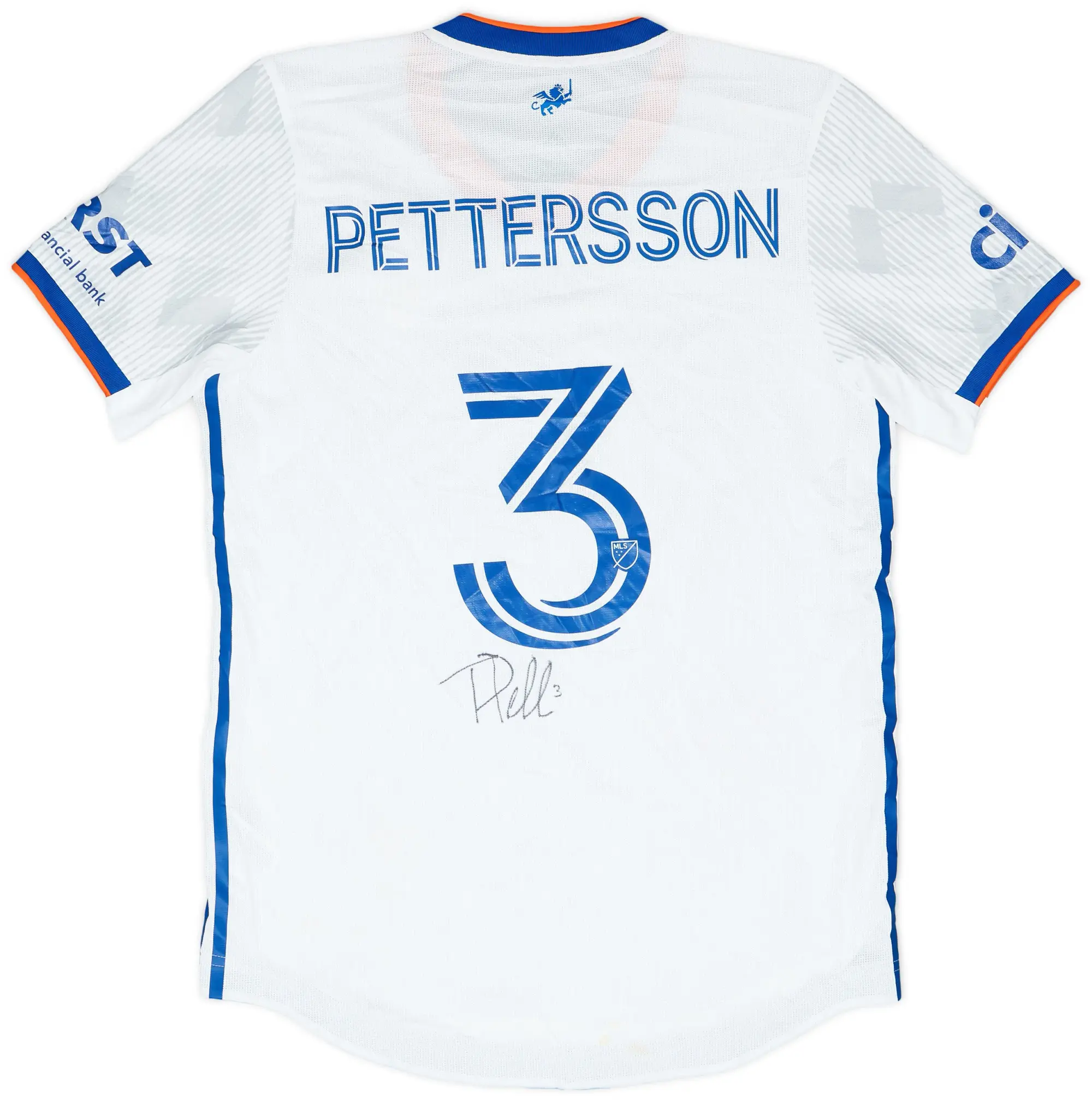 adidas 2019 FC Cincinnati Authentic Signed Away Shirt Pettersson #3 - 5/10 - (M)