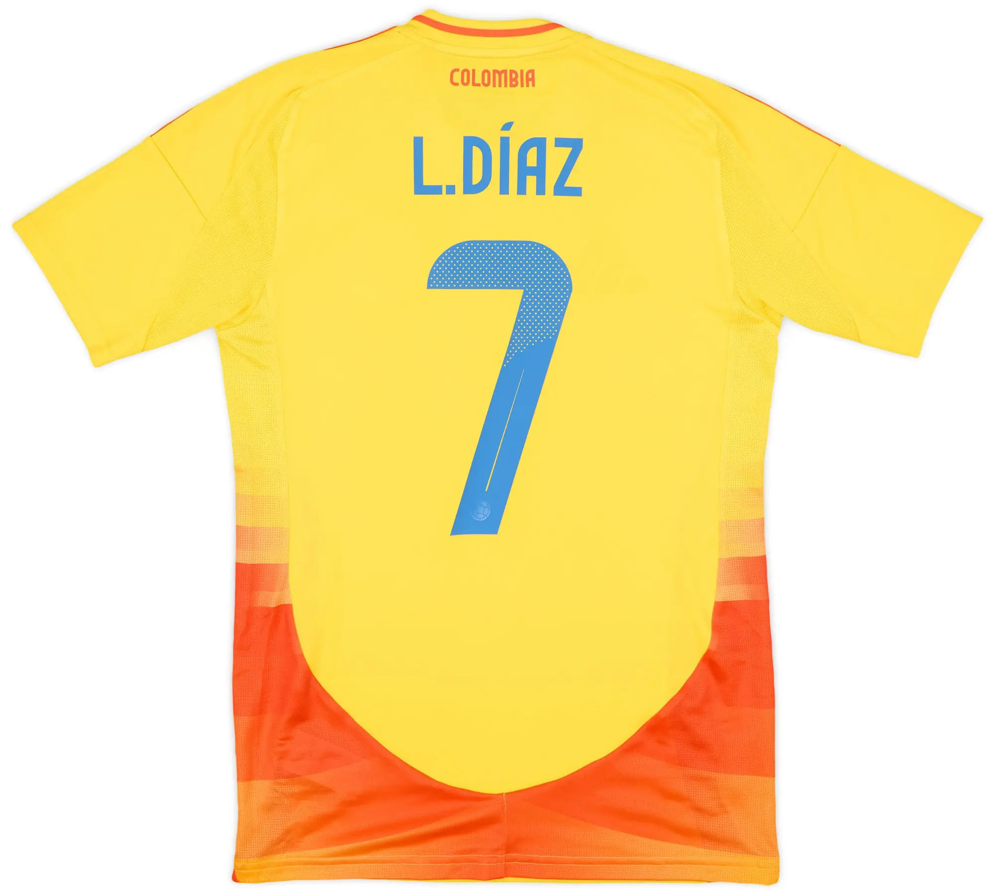 adidas 2024-25 Colombia Home Shirt L.Diaz #7 (S)