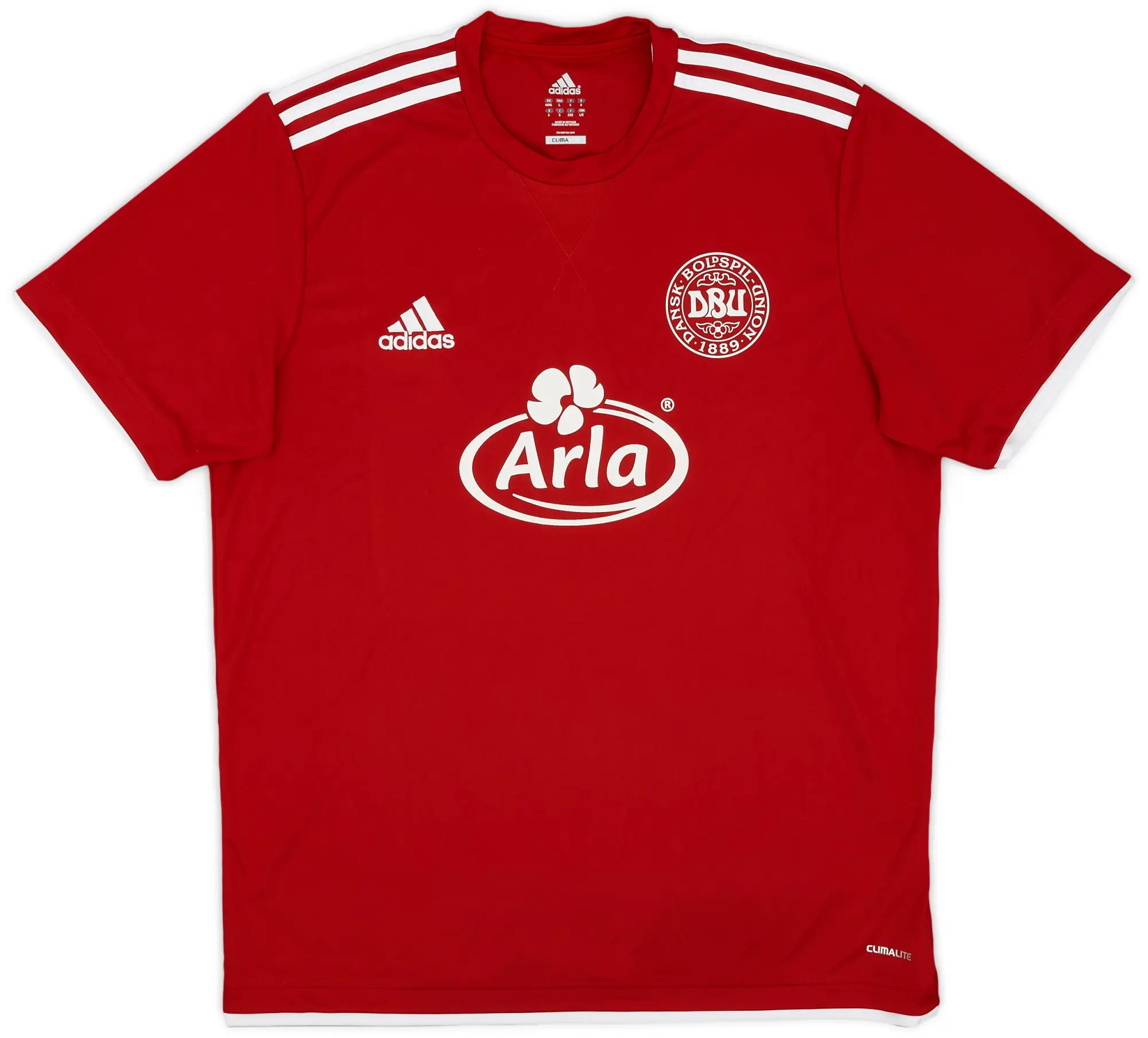 2010-11 Denmark adidas Training Shirt - 9/10 - (L/XL)