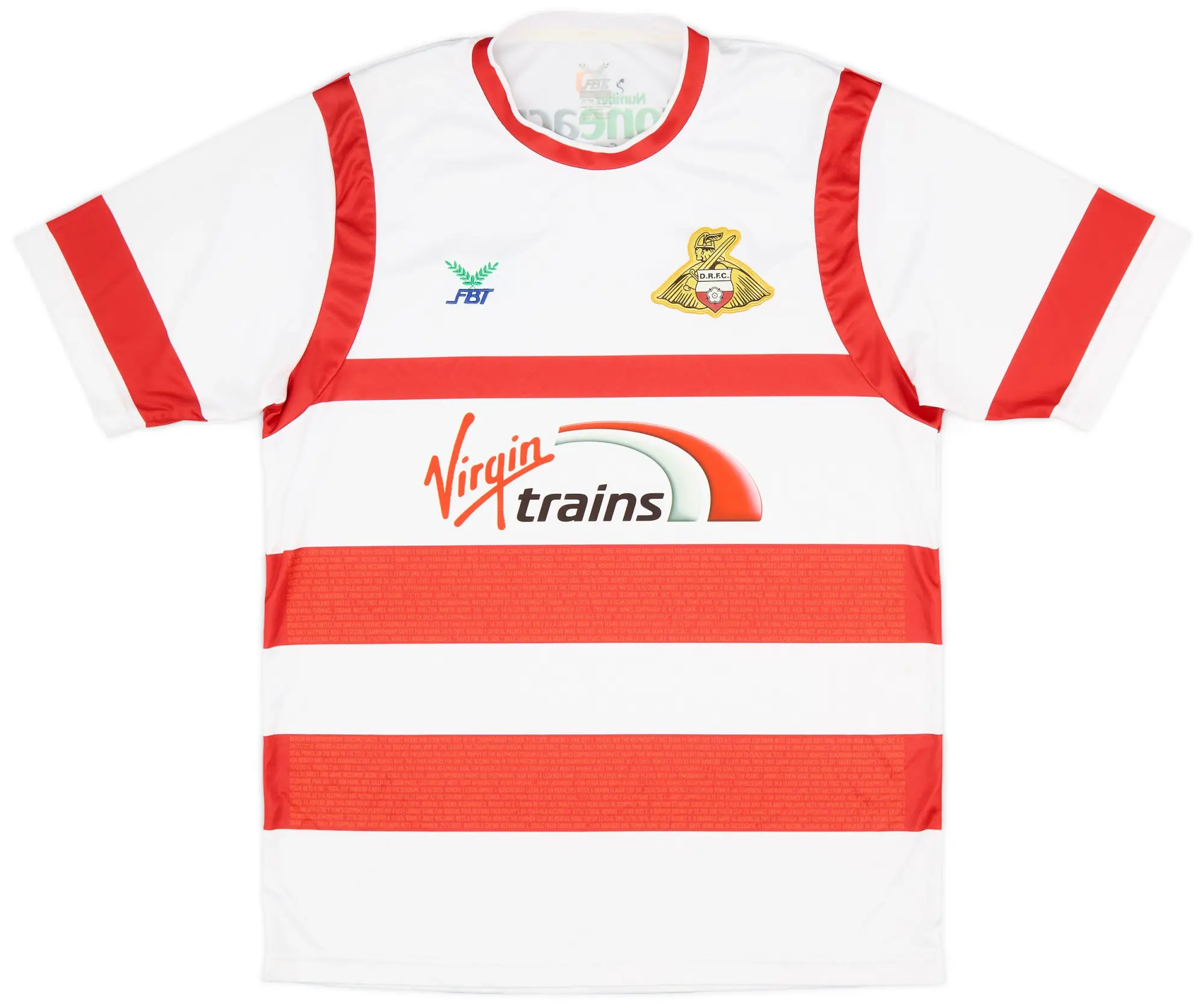 2017-18 Doncaster Rovers Home Shirt - 8/10 - (L)
