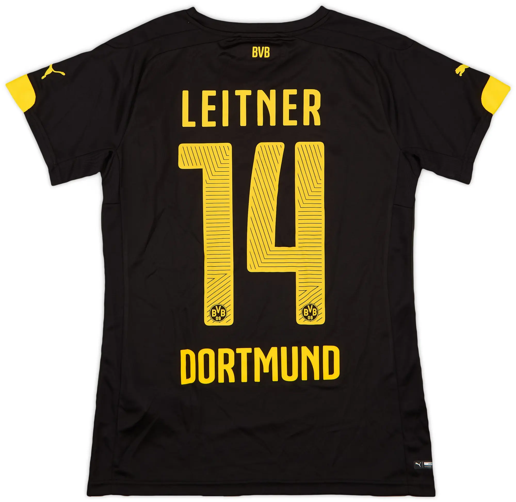 Puma 2014-16 Borussia Dortmund Away Shirt Leitner #14 (Women's S)