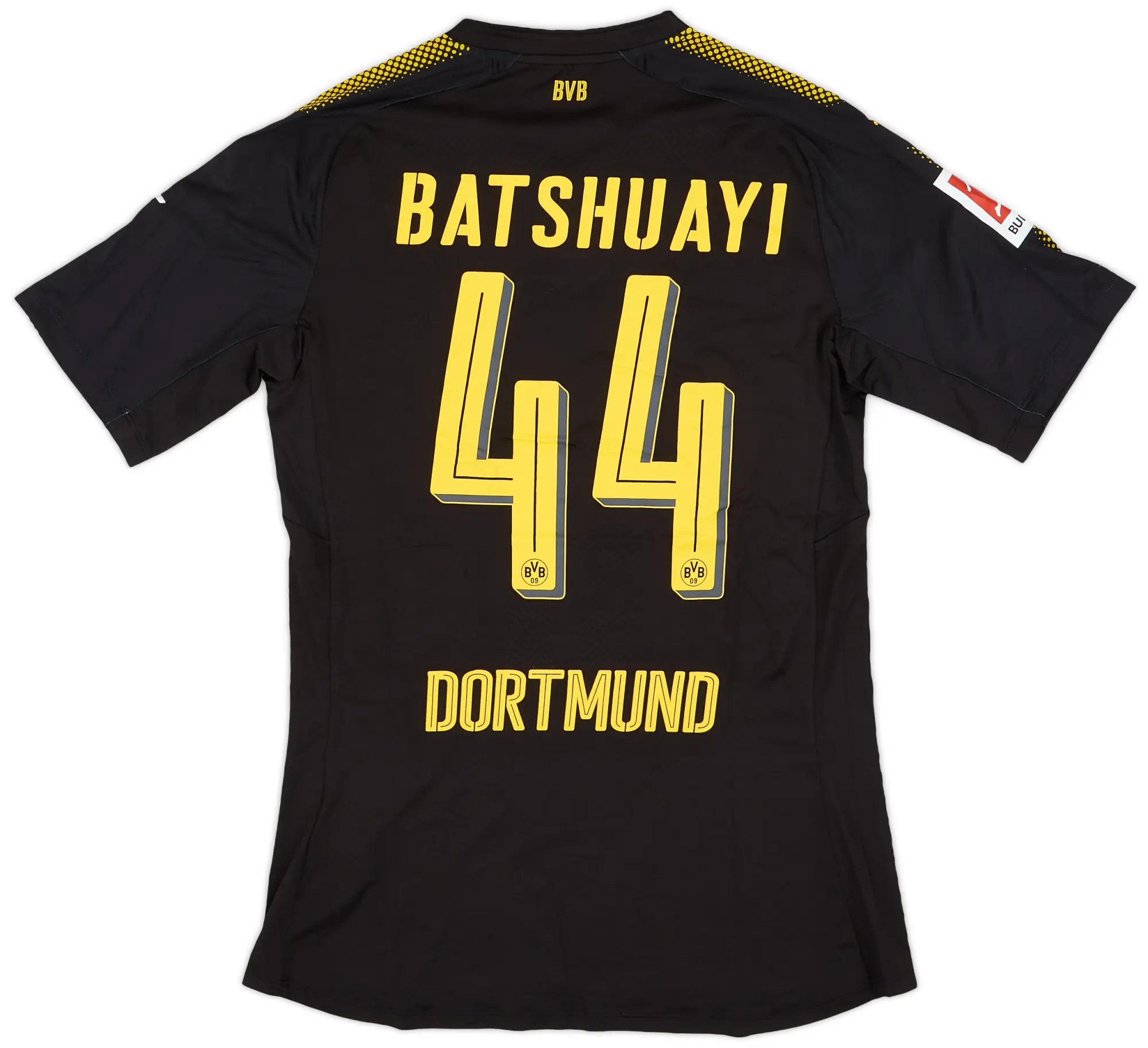 Puma 2017-18 Borussia Dortmund Match Issue Away Shirt Batshuayi #44