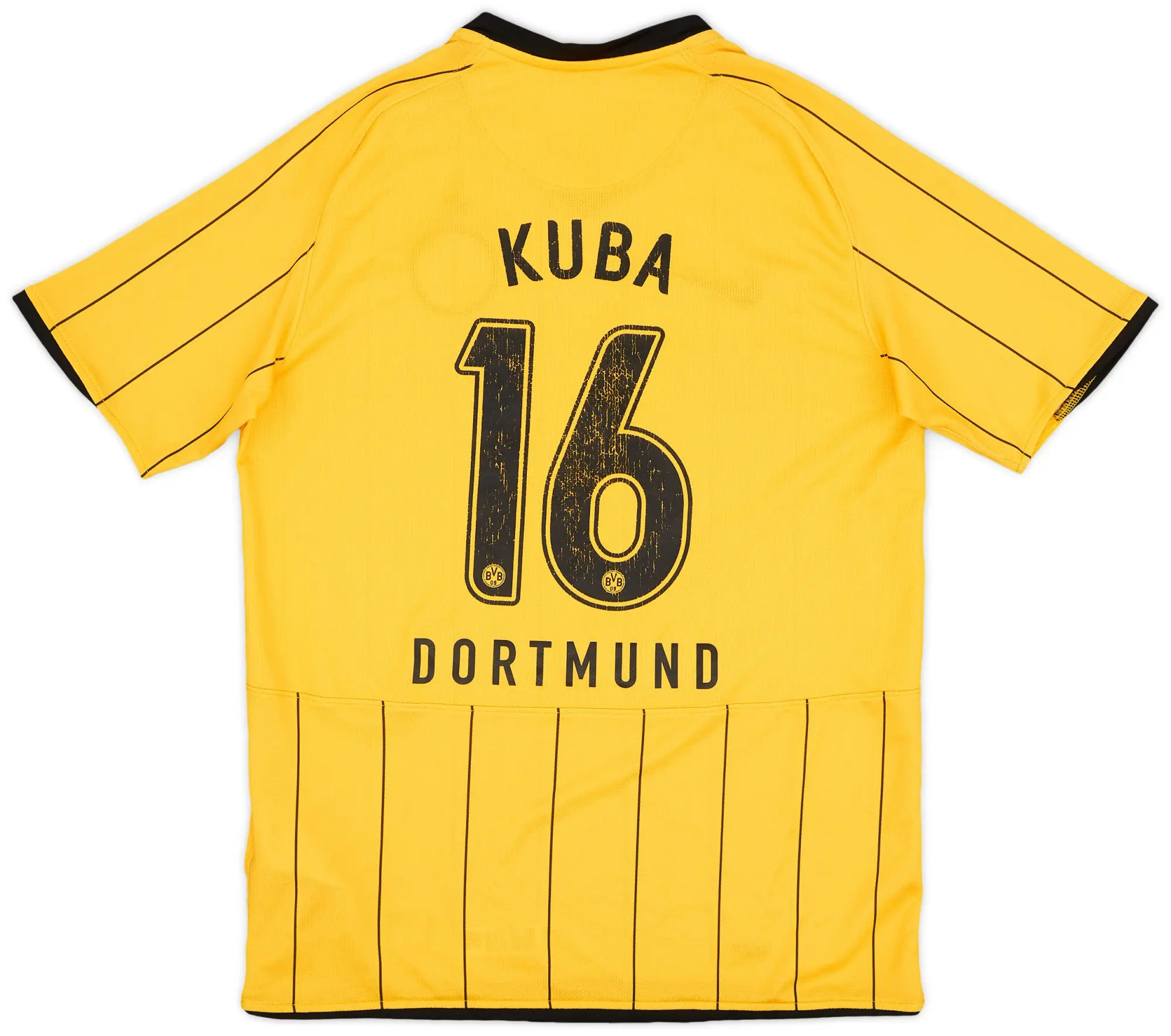 Nike 2008-09 Borussia Dortmund Home Shirt Kuba #16 - 5/10 - (XL.Boys)